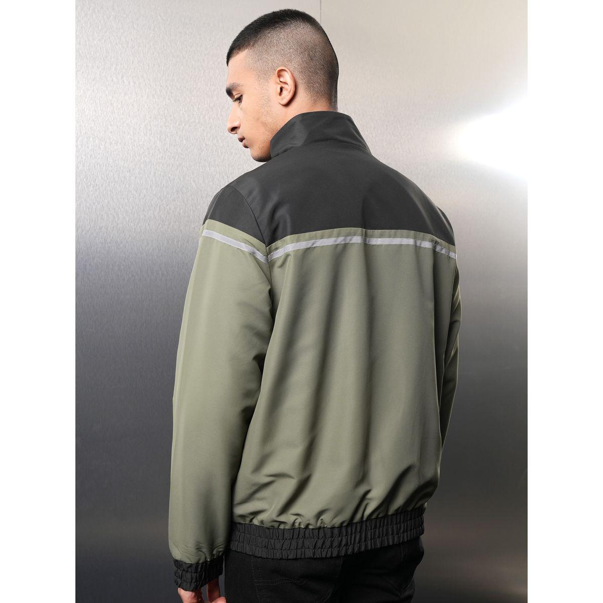 جاكيت وايندبريكر بياقة عالية ونمط كتل الالوان هايلاندر × ستايلي-men-clothing-jacketsandblazers-jackets-image-3