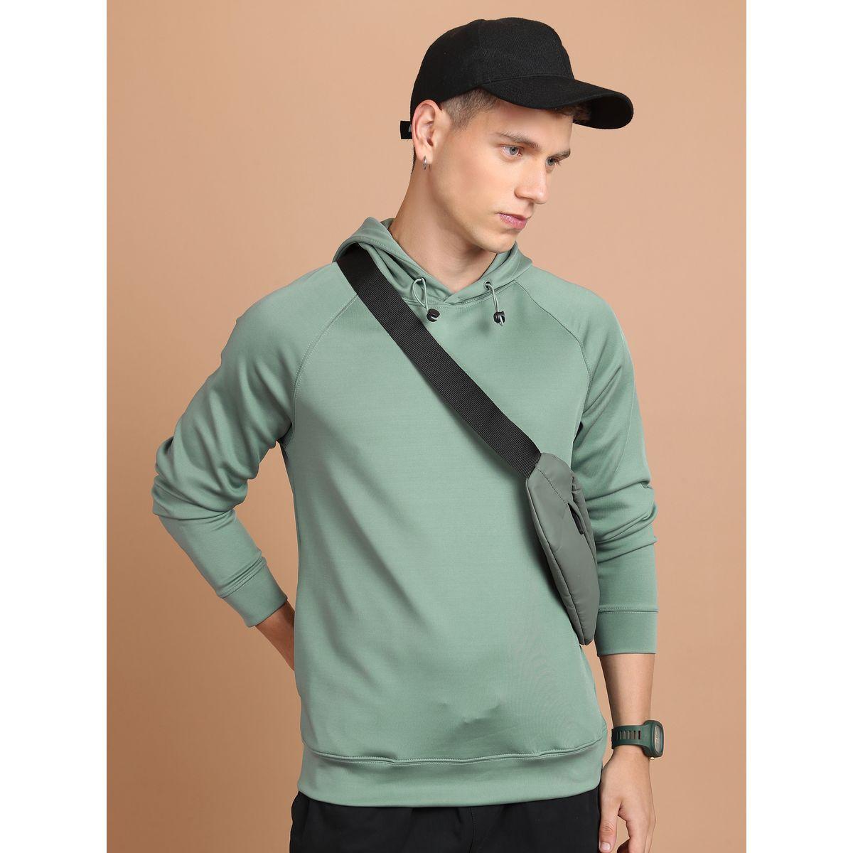 Highlander X Styli  Solid Raglan Sleeves Drawstring Hoodie-men-winterwear-hoodiesandsweatshirts-image-1