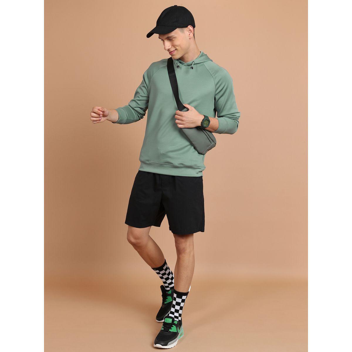 Highlander X Styli  Solid Raglan Sleeves Drawstring Hoodie-men-winterwear-hoodiesandsweatshirts-image-4