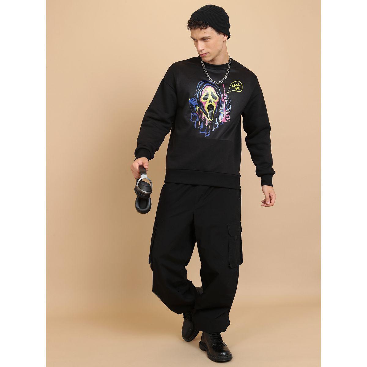 Highlander X Styli  Front Graphic Print Relaxed Fit Sweatshirt-men-winterwear-hoodiesandsweatshirts-image-4
