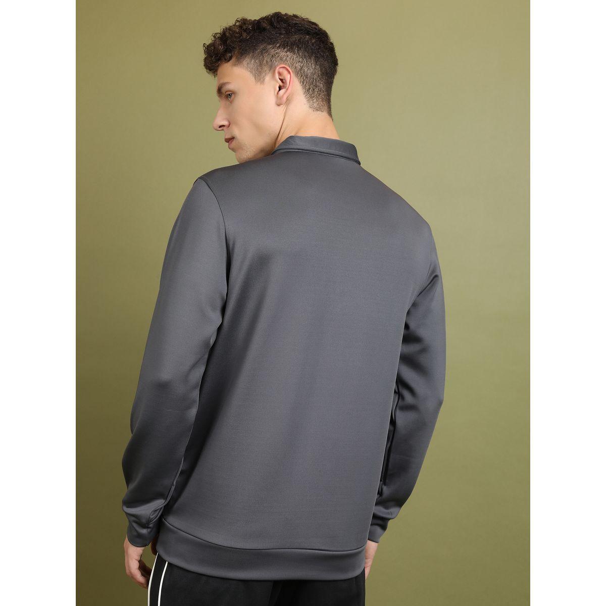 Highlander X Styli  Solid Badge Detail Polo Neck Sweatshirt-men-winterwear-hoodiesandsweatshirts-image-3