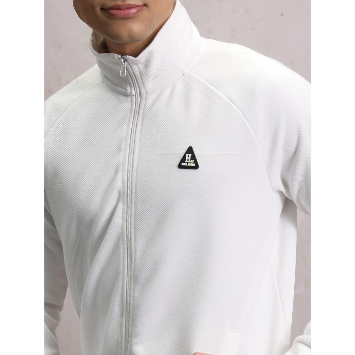 سويت شيرت بتفاصيل بارزة الملمس وسحَّاب غلق هايلاندر × ستايلي-men-winterwear-hoodiesandsweatshirts-image-2