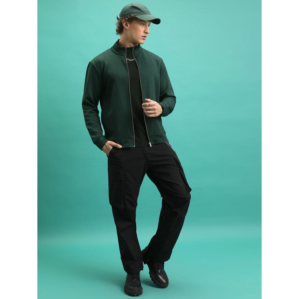 سويت شيرت بطبعة كاموفلاج وياقة عالية هايلاندر × ستايلي-men-winterwear-hoodiesandsweatshirts-image-4