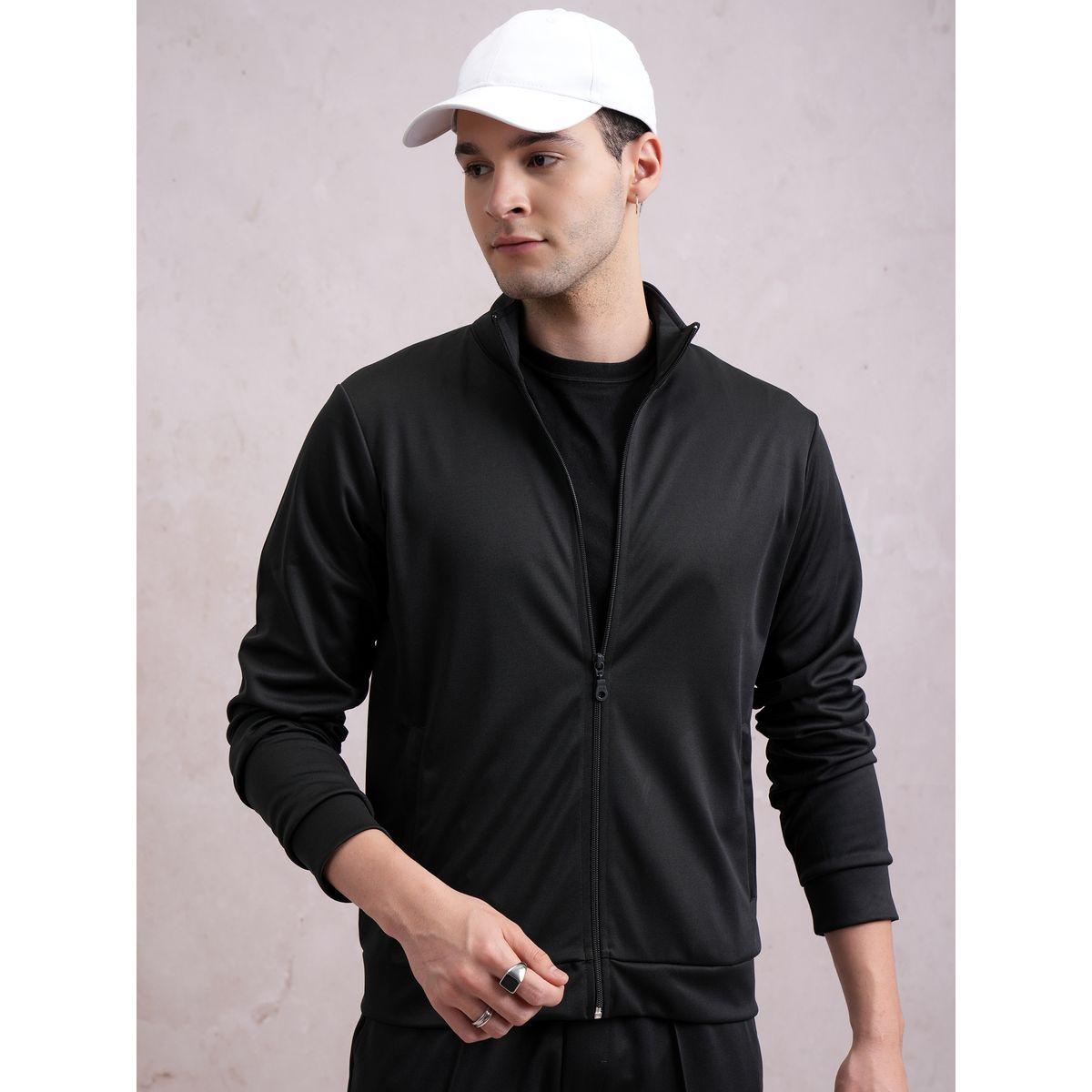 Highlander X Styli  Solid High Neck Front Zip Sweatshirt-men-winterwear-hoodiesandsweatshirts-image-1