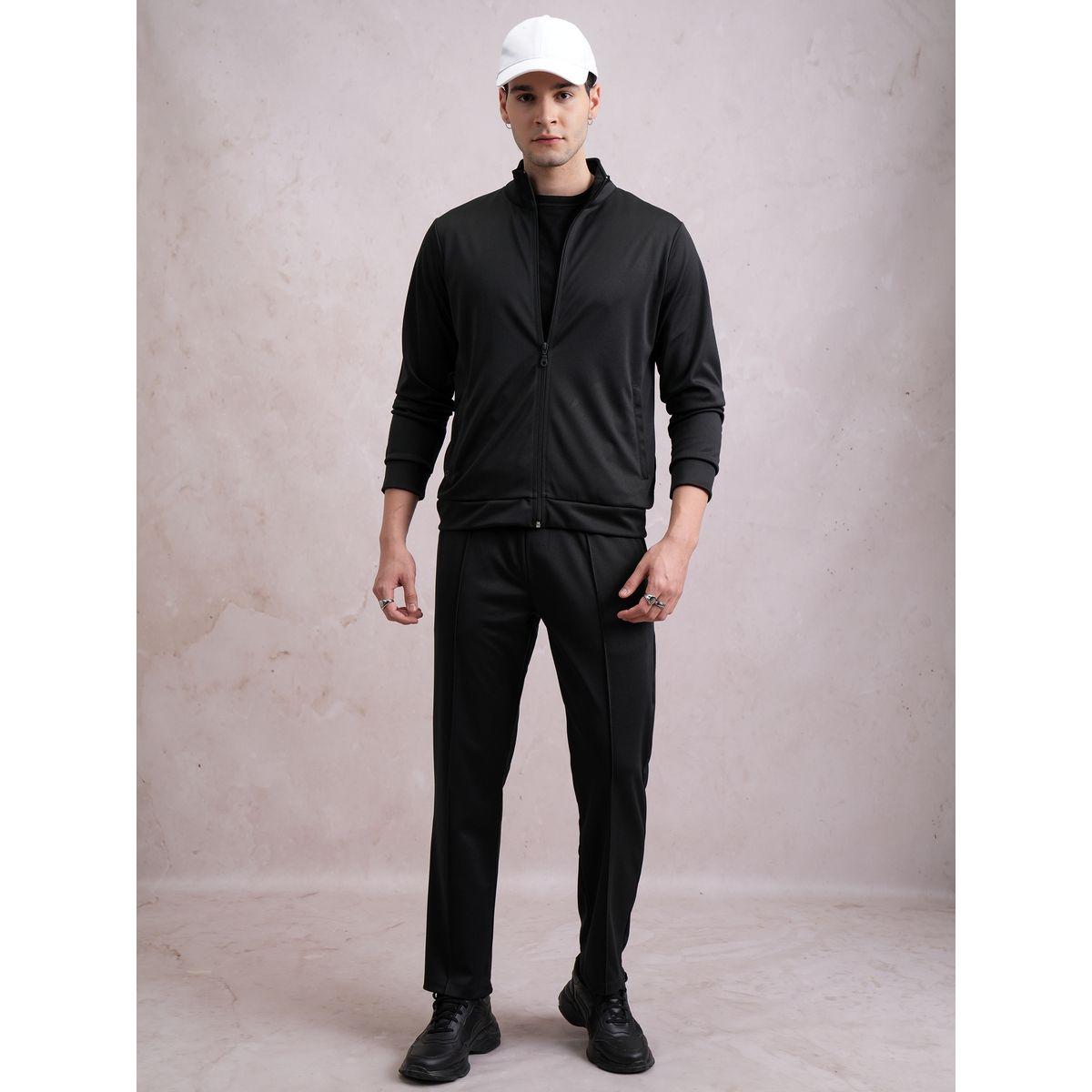 سويت شيرت سادة بياقة عالية وسحَّاب غلق هايلاندر × ستايلي-men-winterwear-hoodiesandsweatshirts-image-1