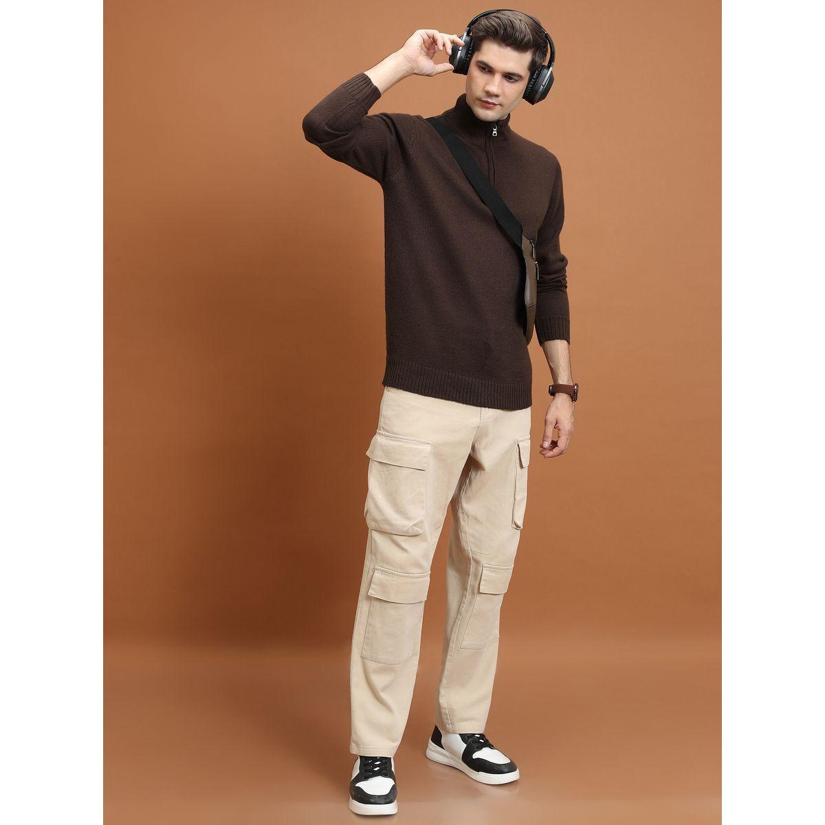 Highlander X Styli  Turtle Neck Knit Sweater with Half-Zip-men-clothing-sweatersandpullovers-image-4