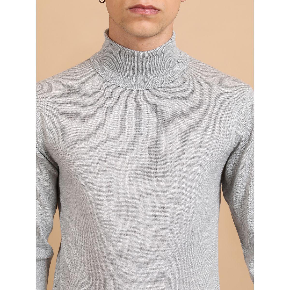 Highlander X Styli  Solid Turtle Neck Knit Sweater-men-clothing-sweatersandpullovers-image-2