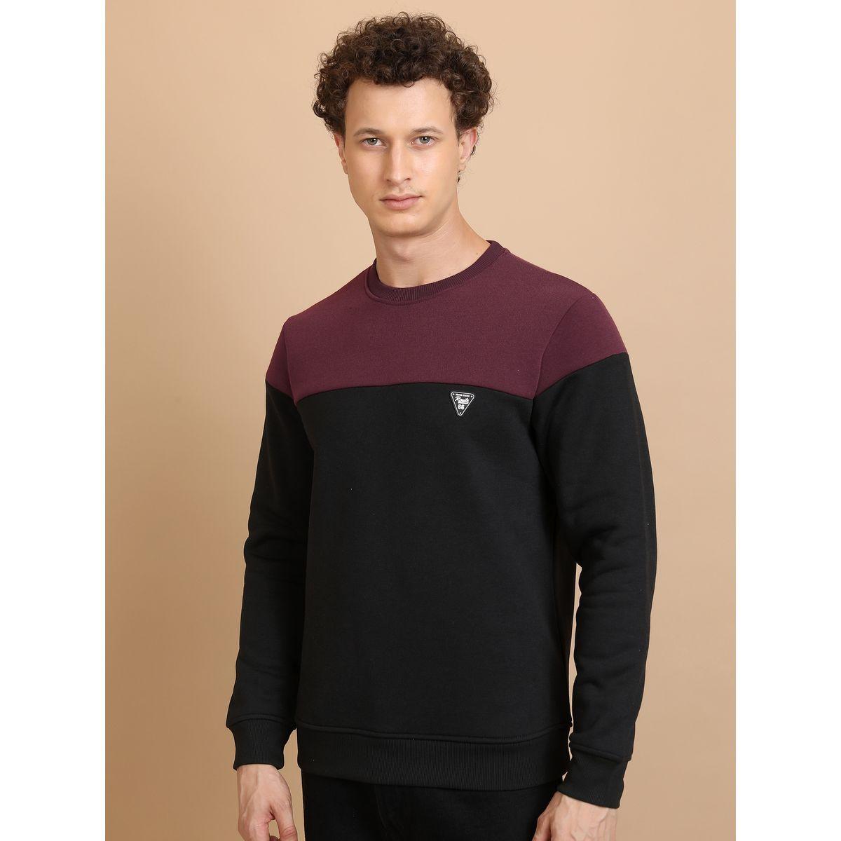 Ketch X Styli  Color Block Badge Detail Sweatshirt-men-winterwear-hoodiesandsweatshirts-image-1