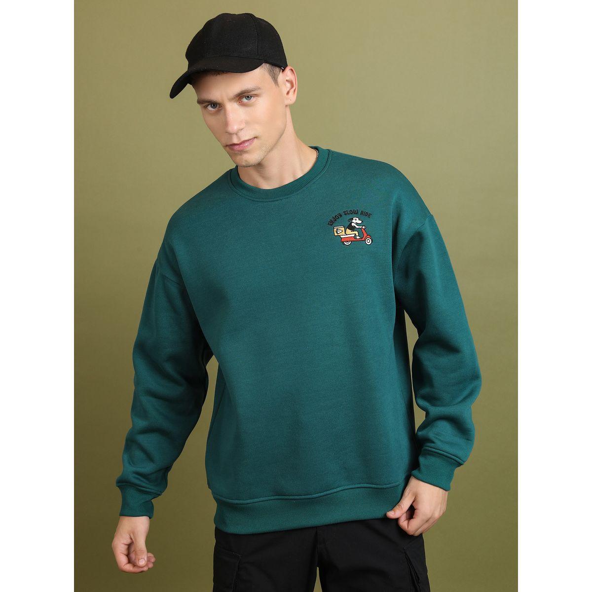Ketch X Styli  Embroidery Detail Oversized Sweatshirt-men-winterwear-hoodiesandsweatshirts-image-1