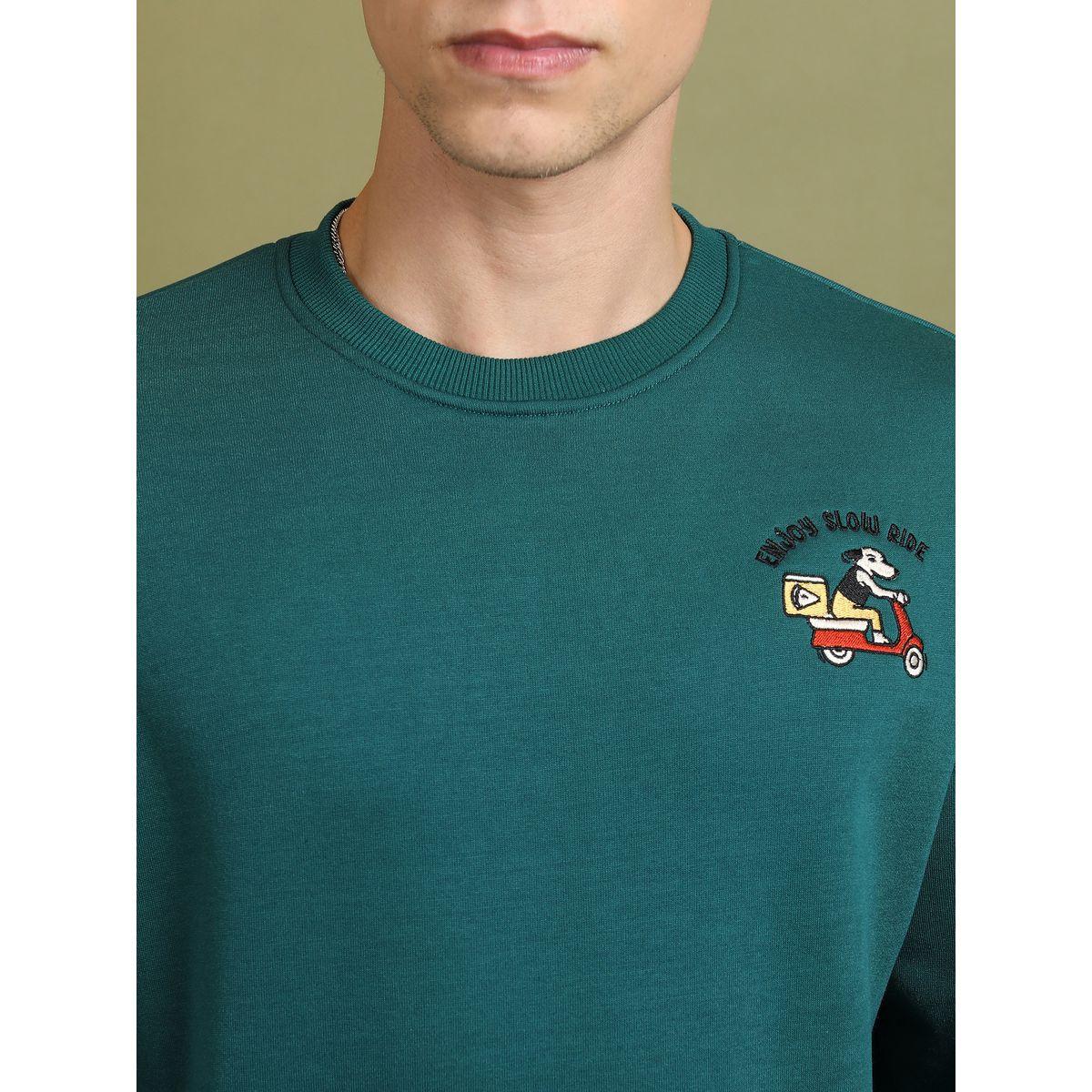 Ketch X Styli  Embroidery Detail Oversized Sweatshirt-men-winterwear-hoodiesandsweatshirts-image-2