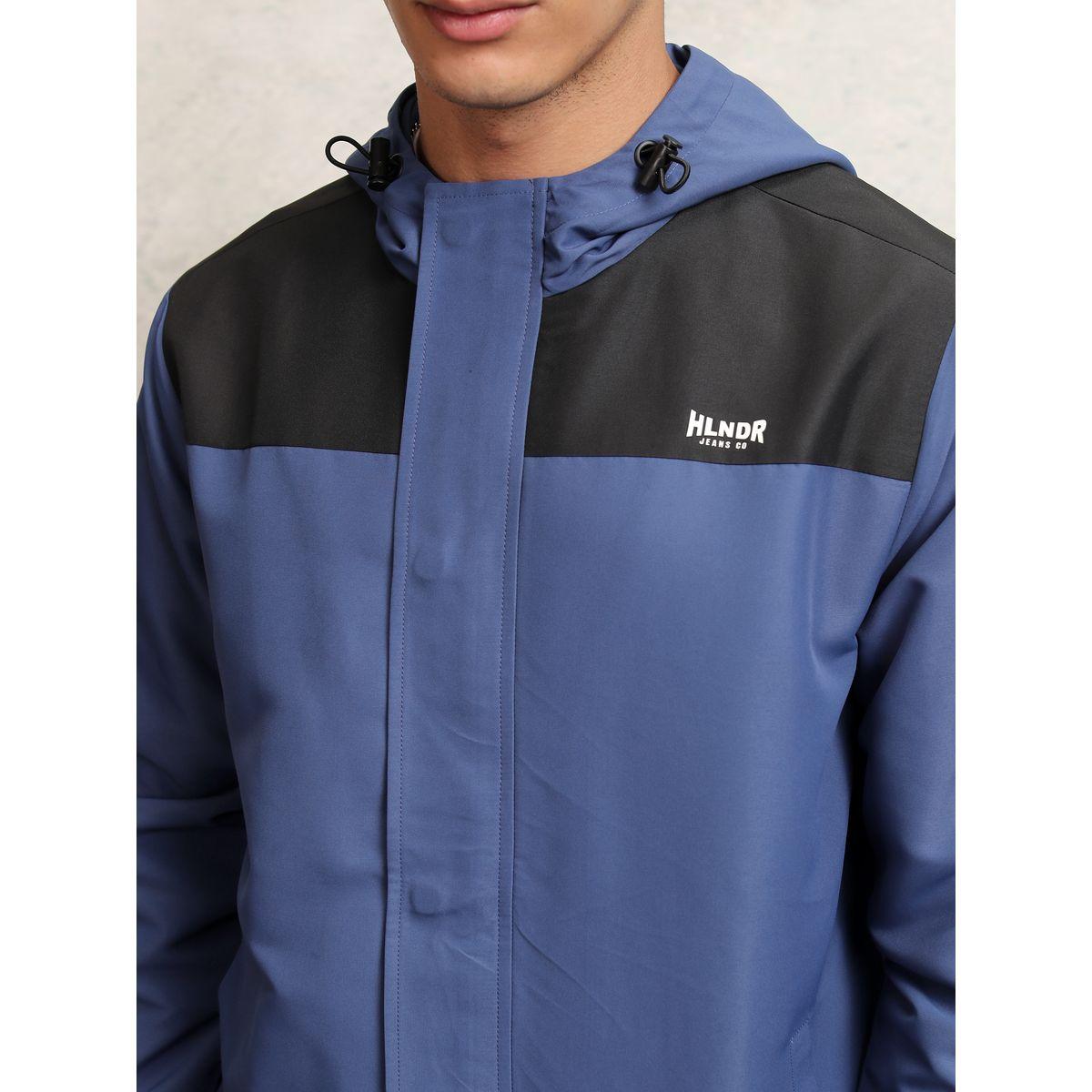 Highlander X Styli  Contrast Panel Windbreaker Jacket with Zip-Button Closure-men-clothing-jacketsandblazers-jackets-image-2