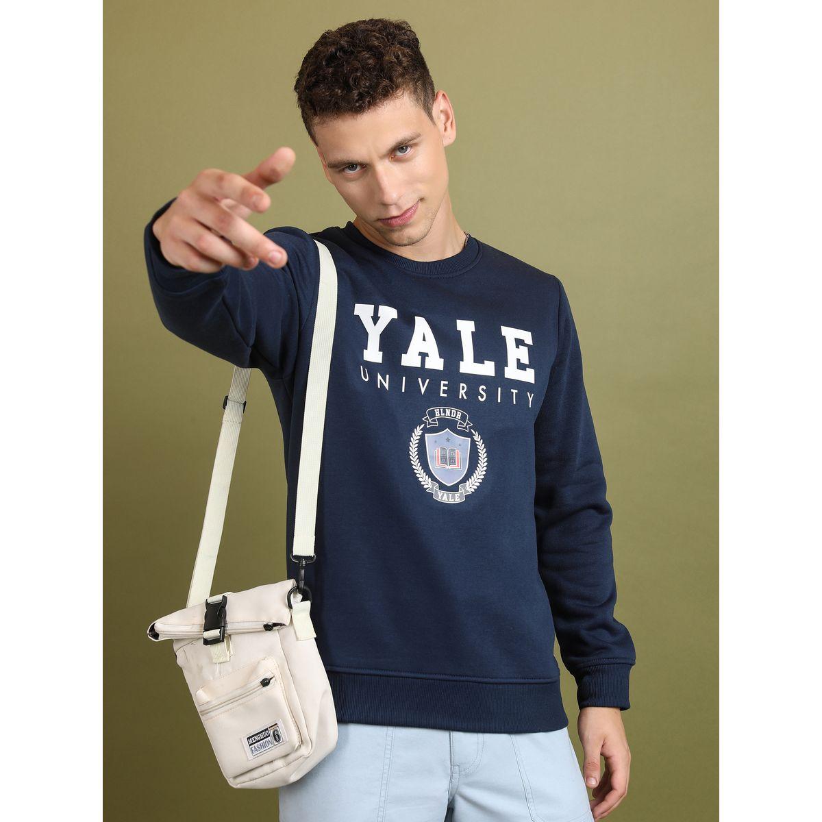 Highlander X Styli  Typography Print Ribbed Cuff Sweatshirt-men-winterwear-hoodiesandsweatshirts-image-1