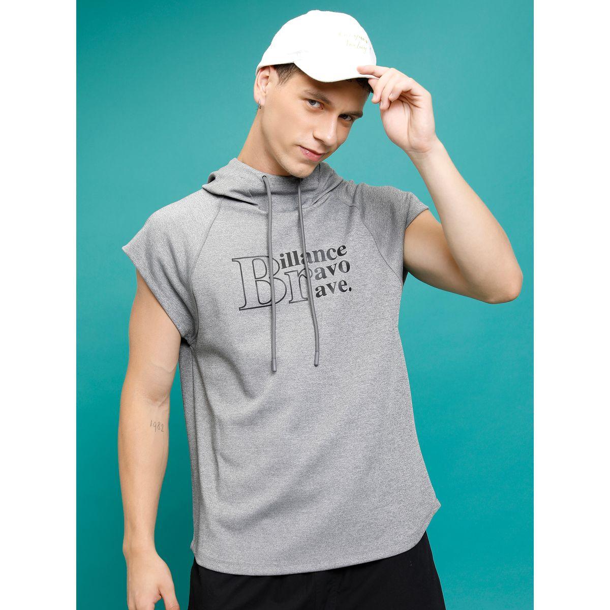 هودي مطبع بكتابة مع أكمام كاب هايلاندر × ستايلي-men-winterwear-hoodiesandsweatshirts-image-1