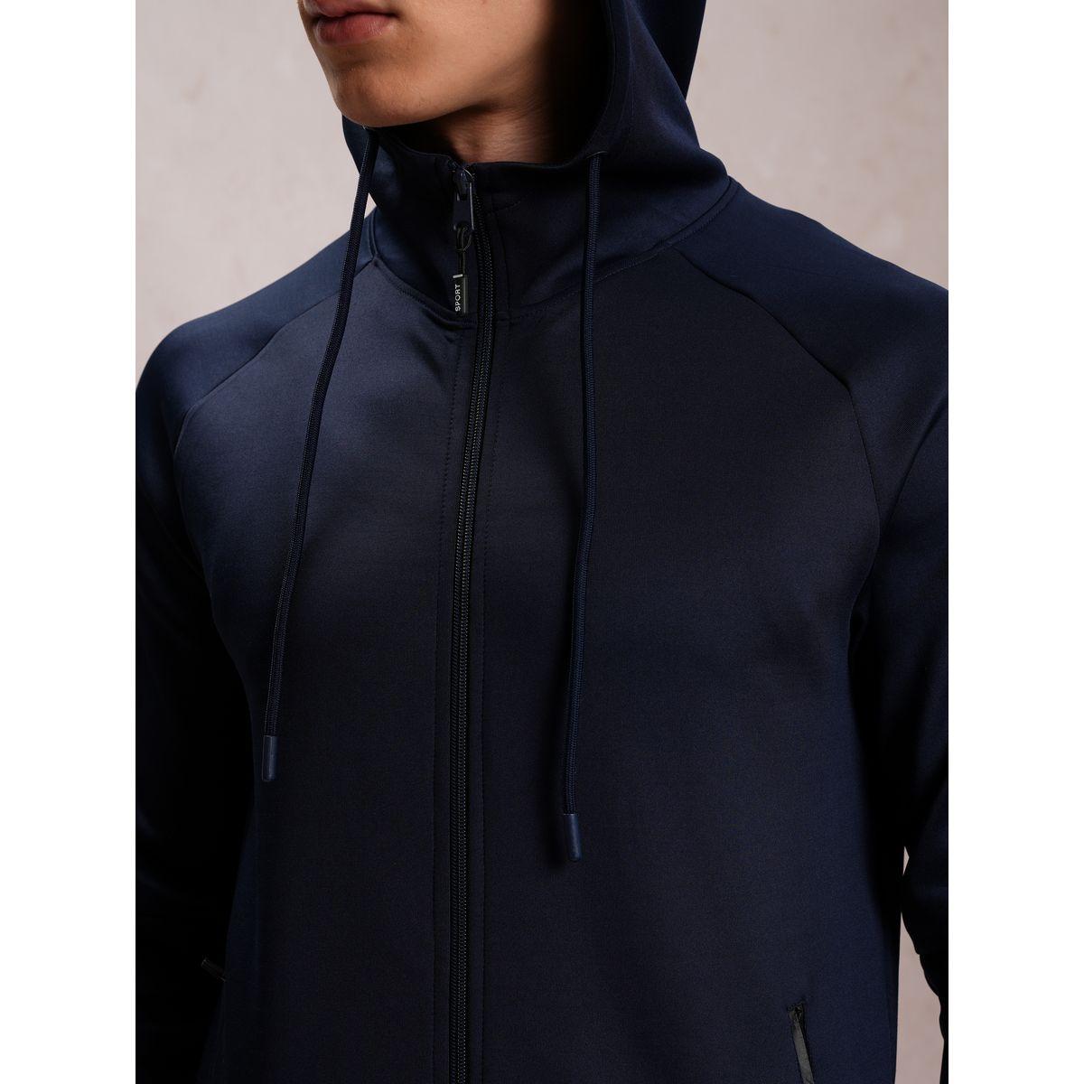 هودي سادة بأكمام ريجلان وسحَّاب غلق هايلاندر × ستايلي-men-winterwear-hoodiesandsweatshirts-image-2
