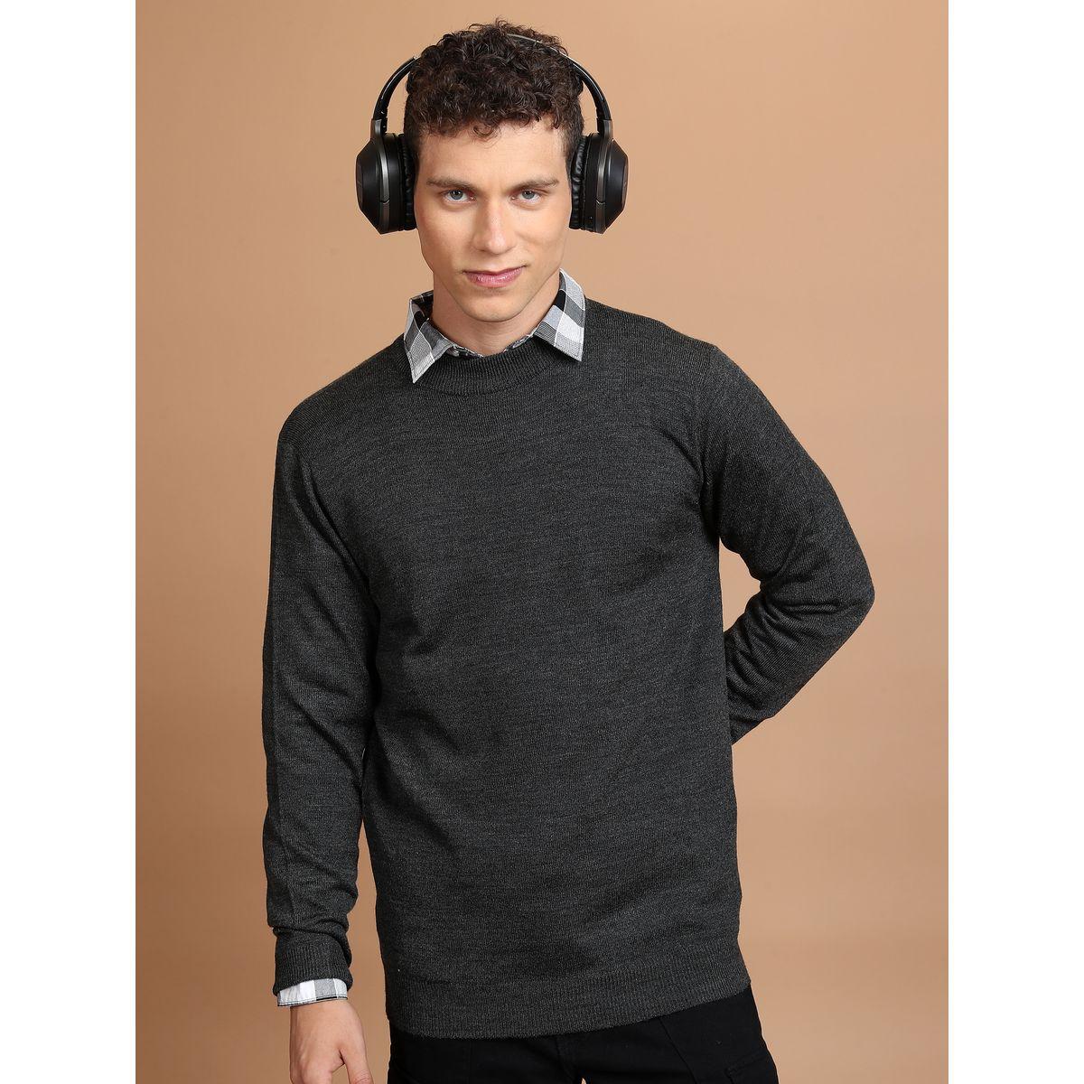 Highlander X Styli  Solid High Neck Knit Sweater-men-clothing-sweatersandpullovers-image-1