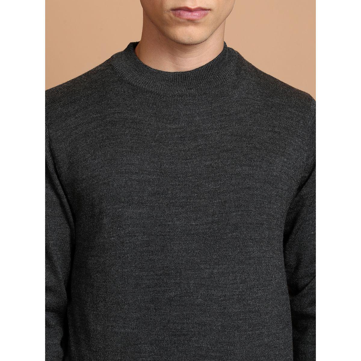 Highlander X Styli  Solid High Neck Knit Sweater-men-clothing-sweatersandpullovers-image-2