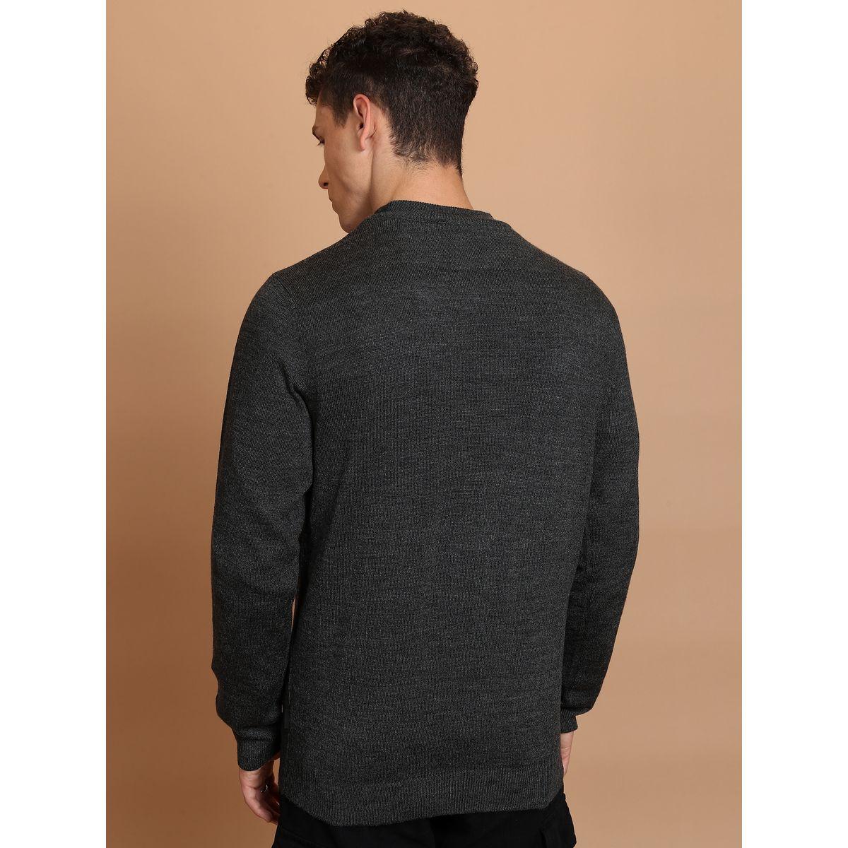 Highlander X Styli  Solid High Neck Knit Sweater-men-clothing-sweatersandpullovers-image-3