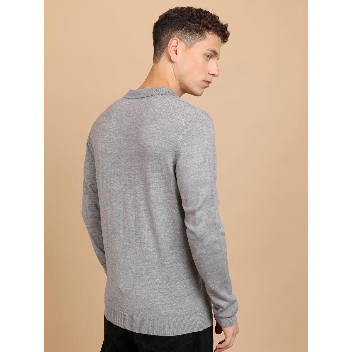 Highlander X Styli  Collared Knit Sweater with Half-Button-men-clothing-sweatersandpullovers-image-3