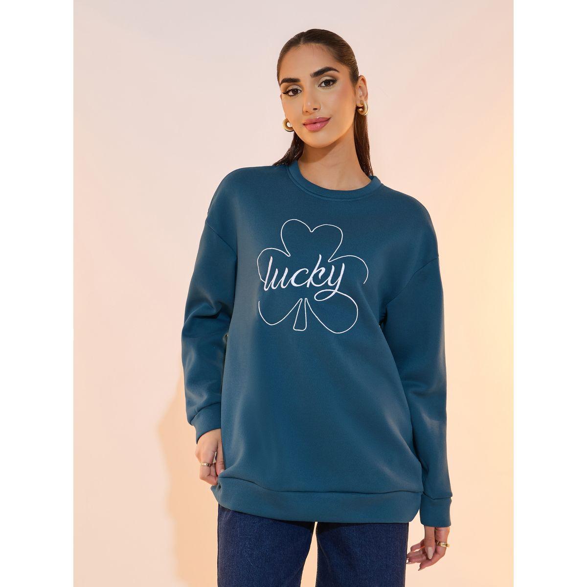 Take Two Oversized Embroidery Detail Sweatshirt-women-winterwear-hoodiesandsweatshirts-sweatshirts-image-2