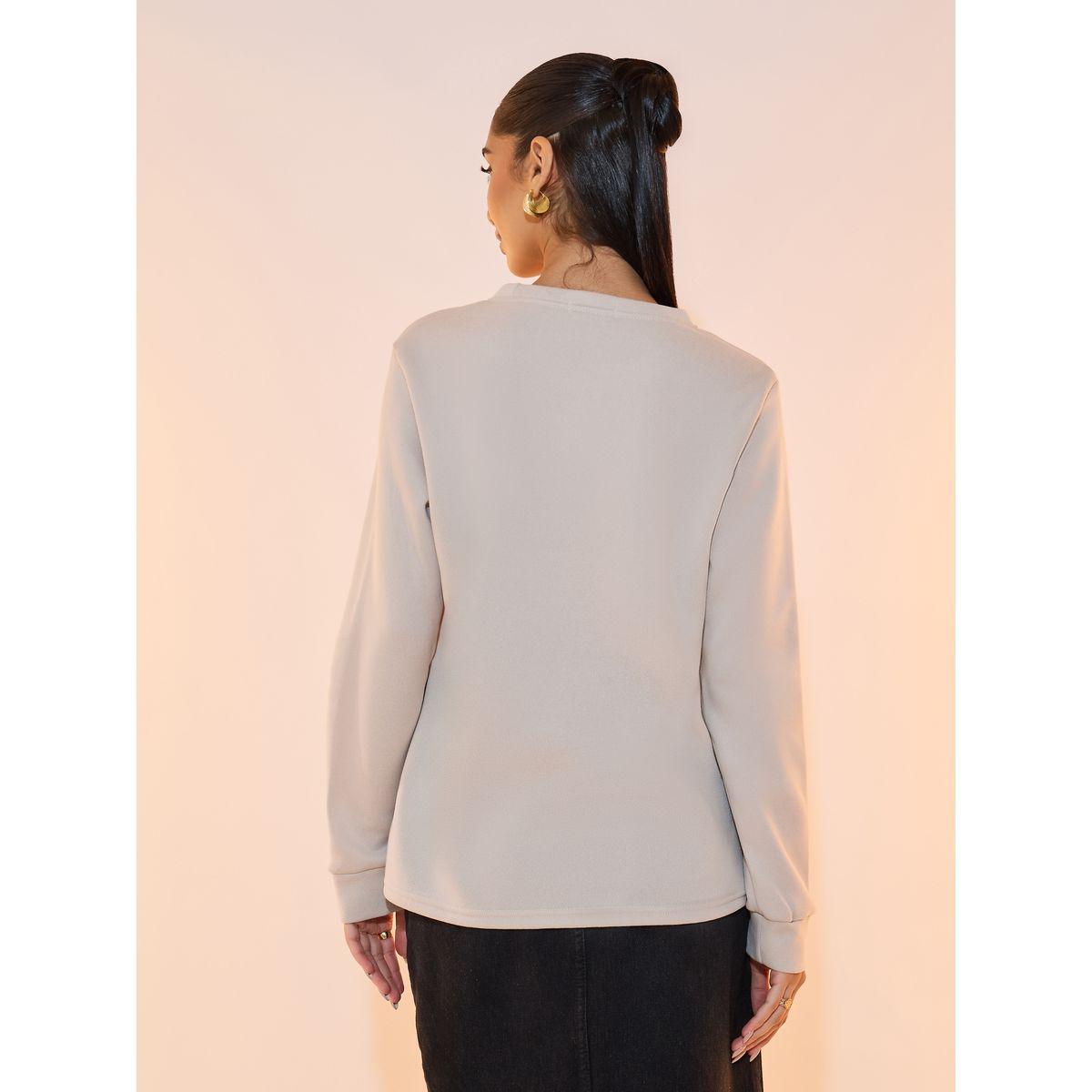 سويت شيرت بقصة عادية وطبعة جرافيك-women-winterwear-hoodiesandsweatshirts-sweatshirts-image-4