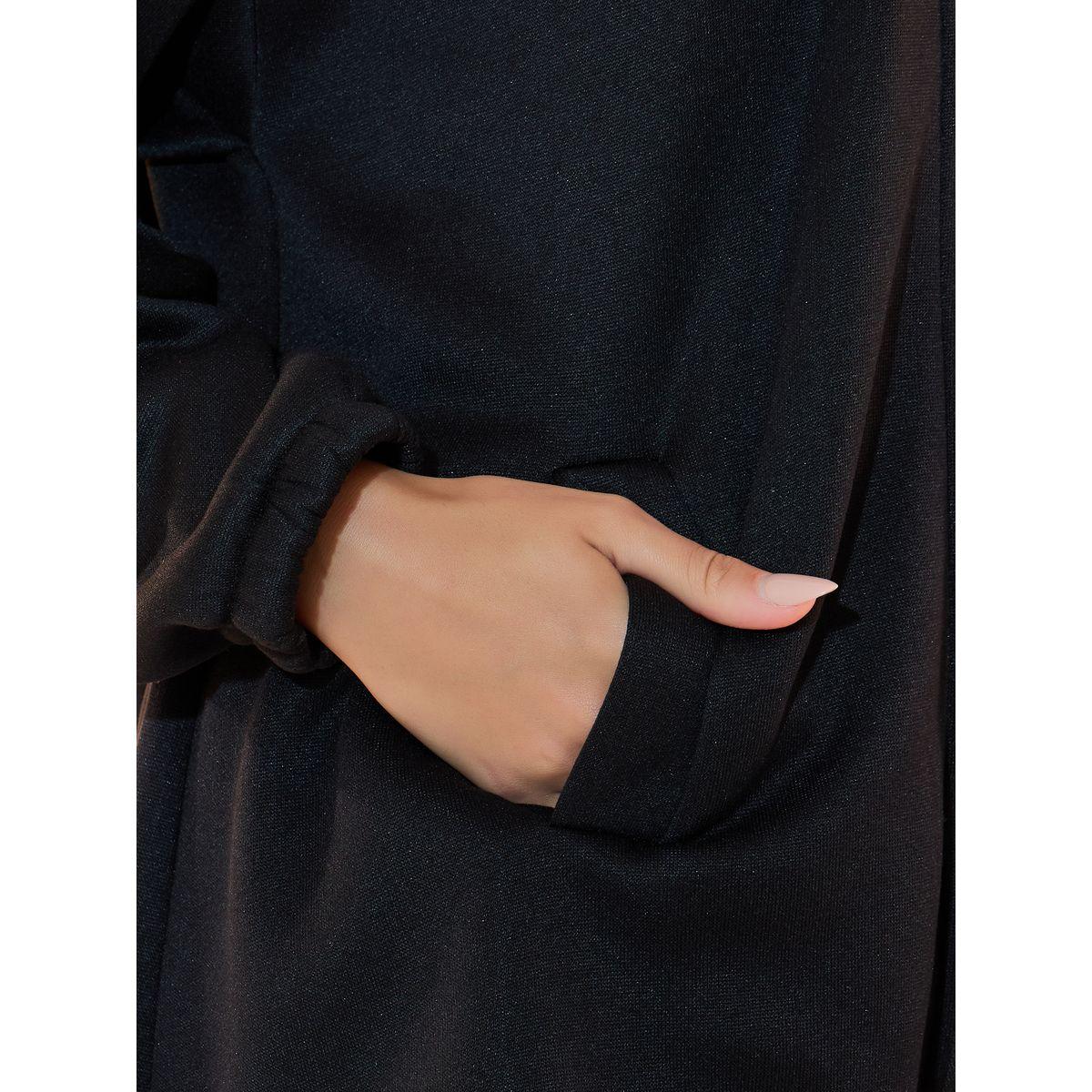Take Two Solid Front Zipper Drawstring Hem Jacket-women-winterwear-coatsandjackets-jackets-image-4