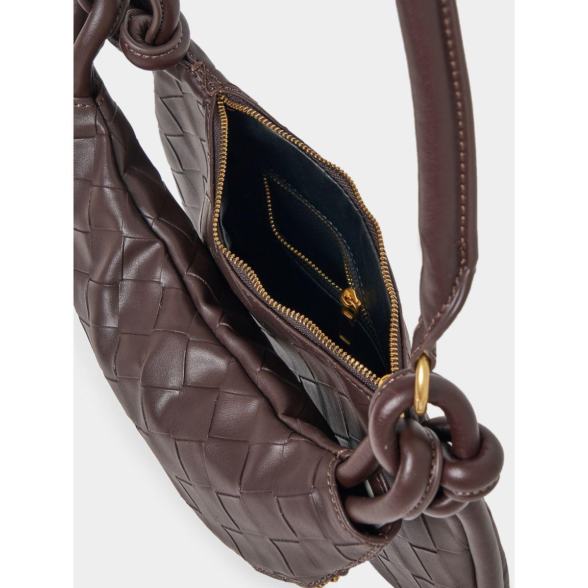 Styli Textured Shoulder Bag with Attached Pouch-women-bagsandwallets-handbags-image-4