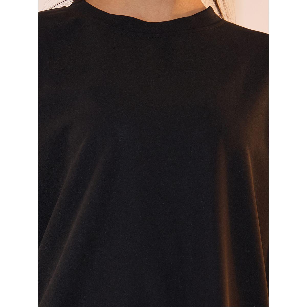 Take Two Solid Drop Shoulder Oversized Top and Skirts Co-Ords Set-women-clothing-coordsets-image-3