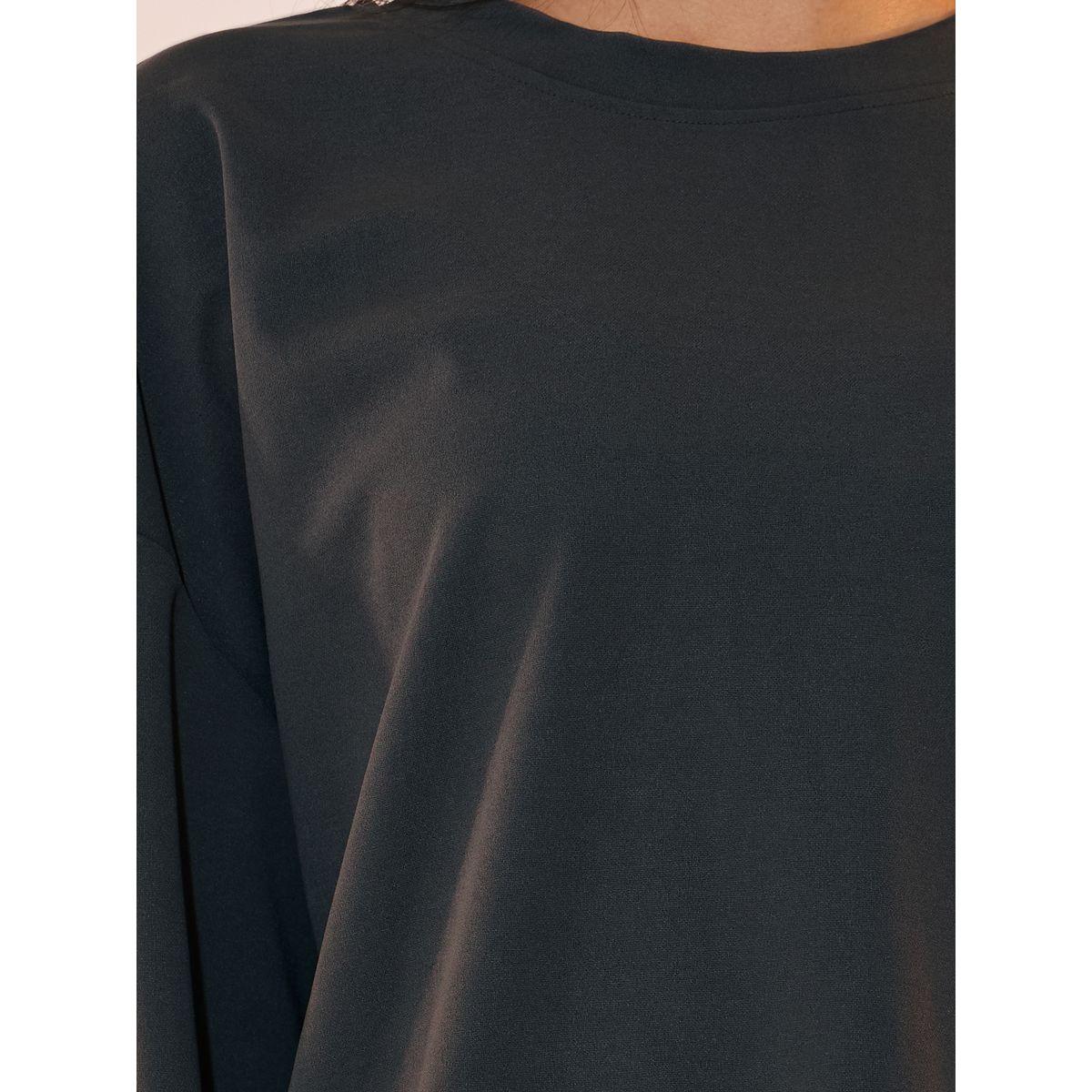Take Two Solid Drop Shoulder Oversized Top and Skirts Co-Ords Set-women-clothing-coordsets-image-3