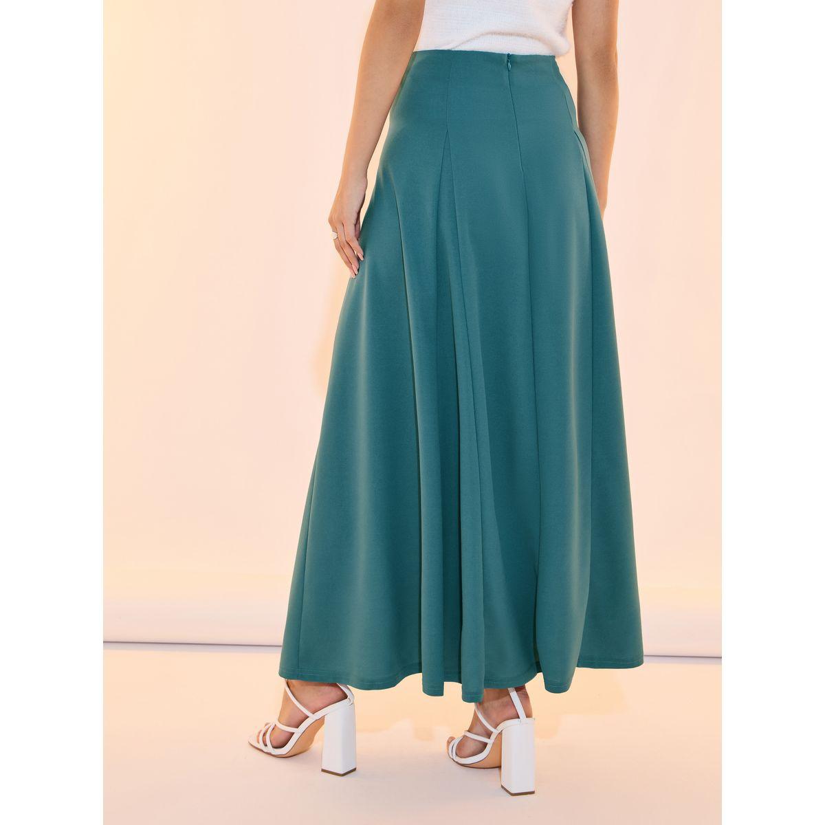 Take Two Solid High Rise A-Line Maxi Skirt-women-clothing-bottoms-skirts-image-4