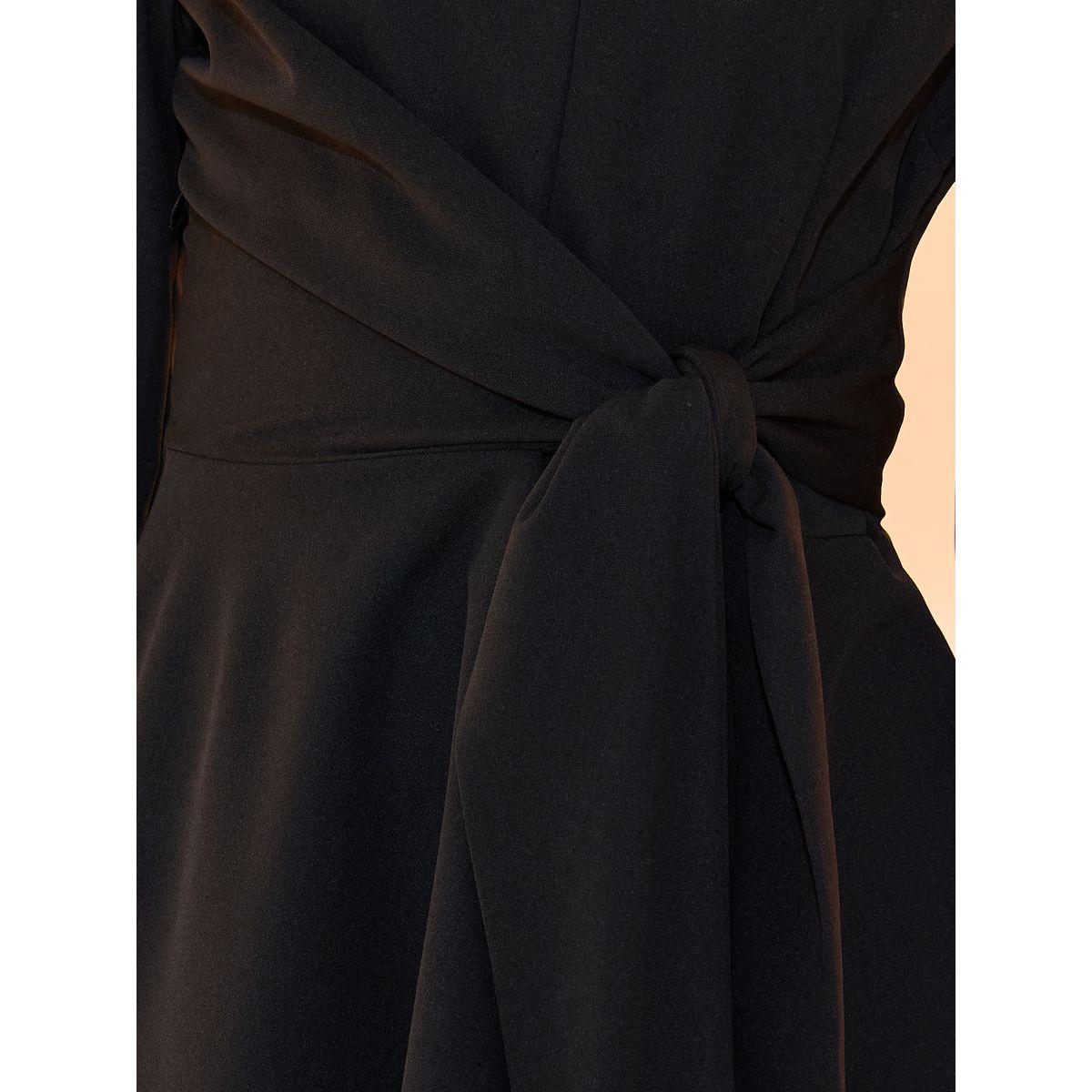 Take Two Solid Wrap Round Neck Blouse-women-clothing-shirtsandblouses-blouses-image-3