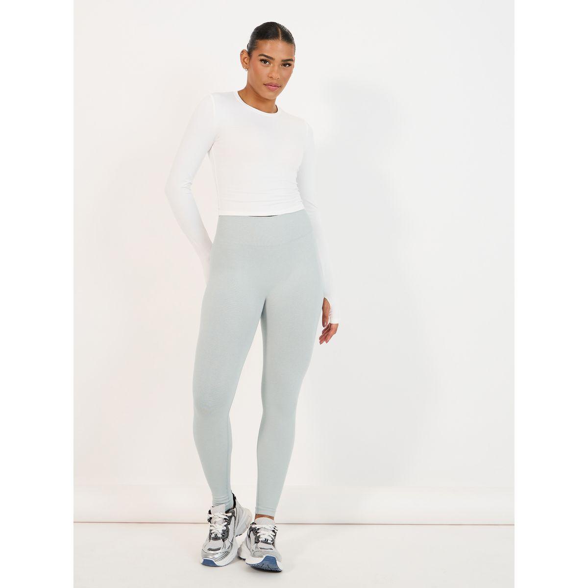 ليقنز رياضي بخصر عالي وبلا درزات-women-clothing-sportswearandactivewear-bottoms-image-1