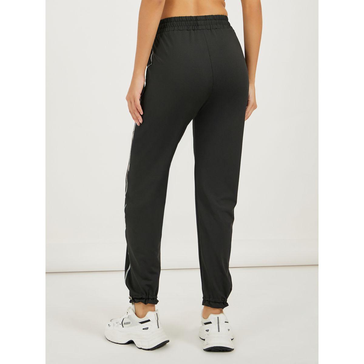 Contrast Side Seam Cuff String Detail Joggers-women-clothing-sportswearandactivewear-bottoms-joggersandtrackpants-image-4