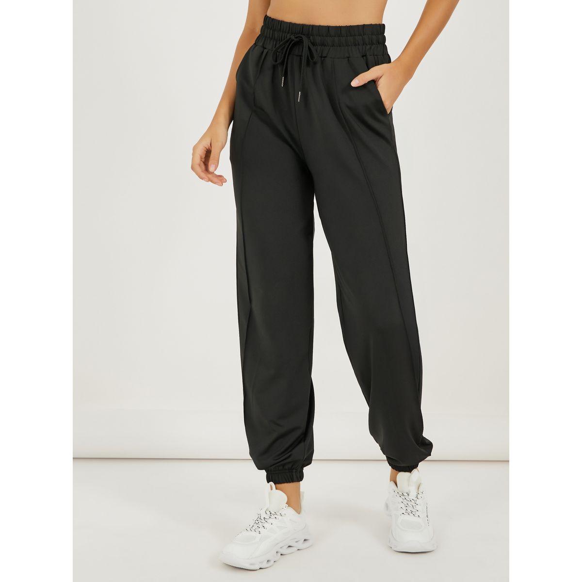 Seam & Drawstring Detail Joggers-women-clothing-sportswearandactivewear-bottoms-image-2