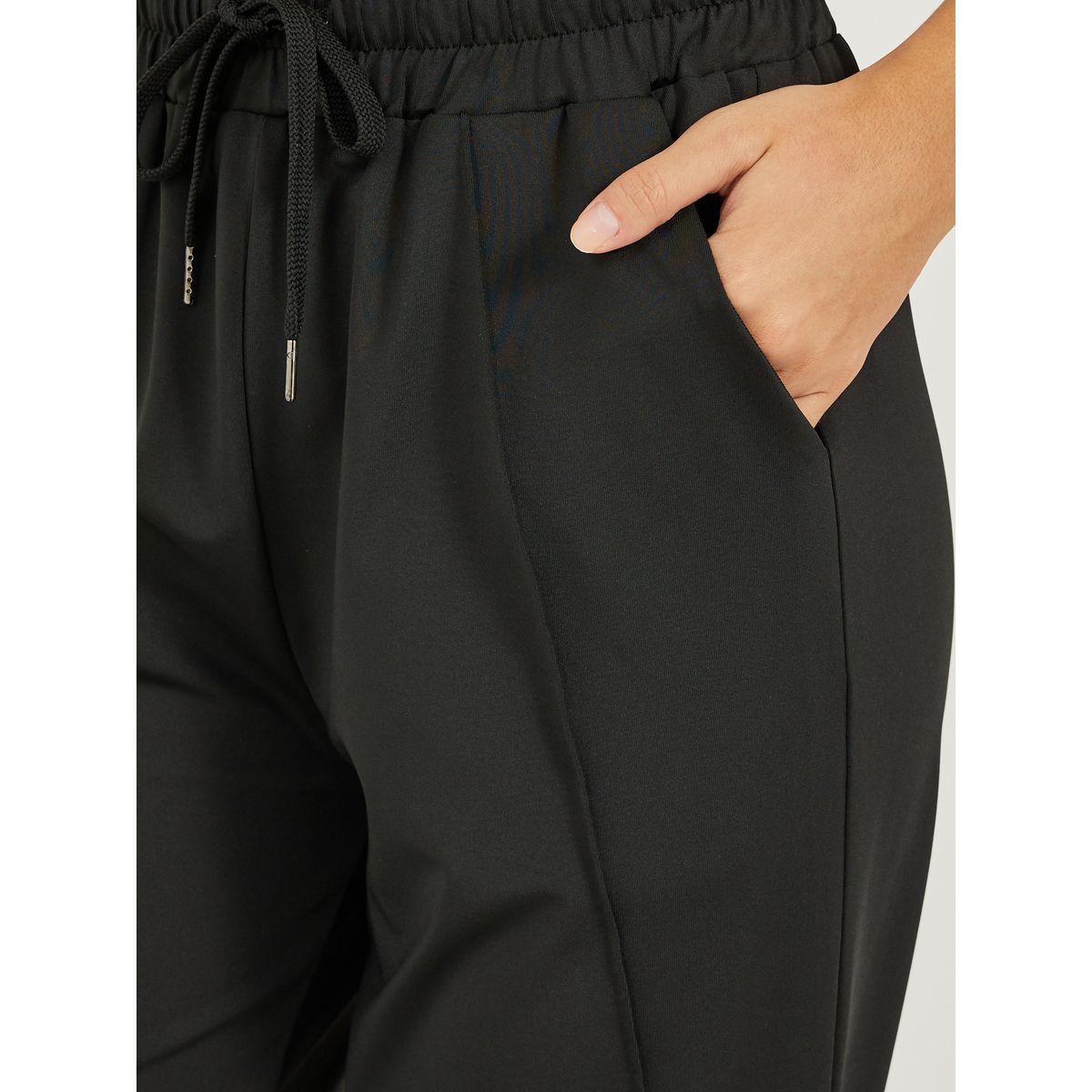 Seam & Drawstring Detail Joggers-women-clothing-sportswearandactivewear-bottoms-image-3