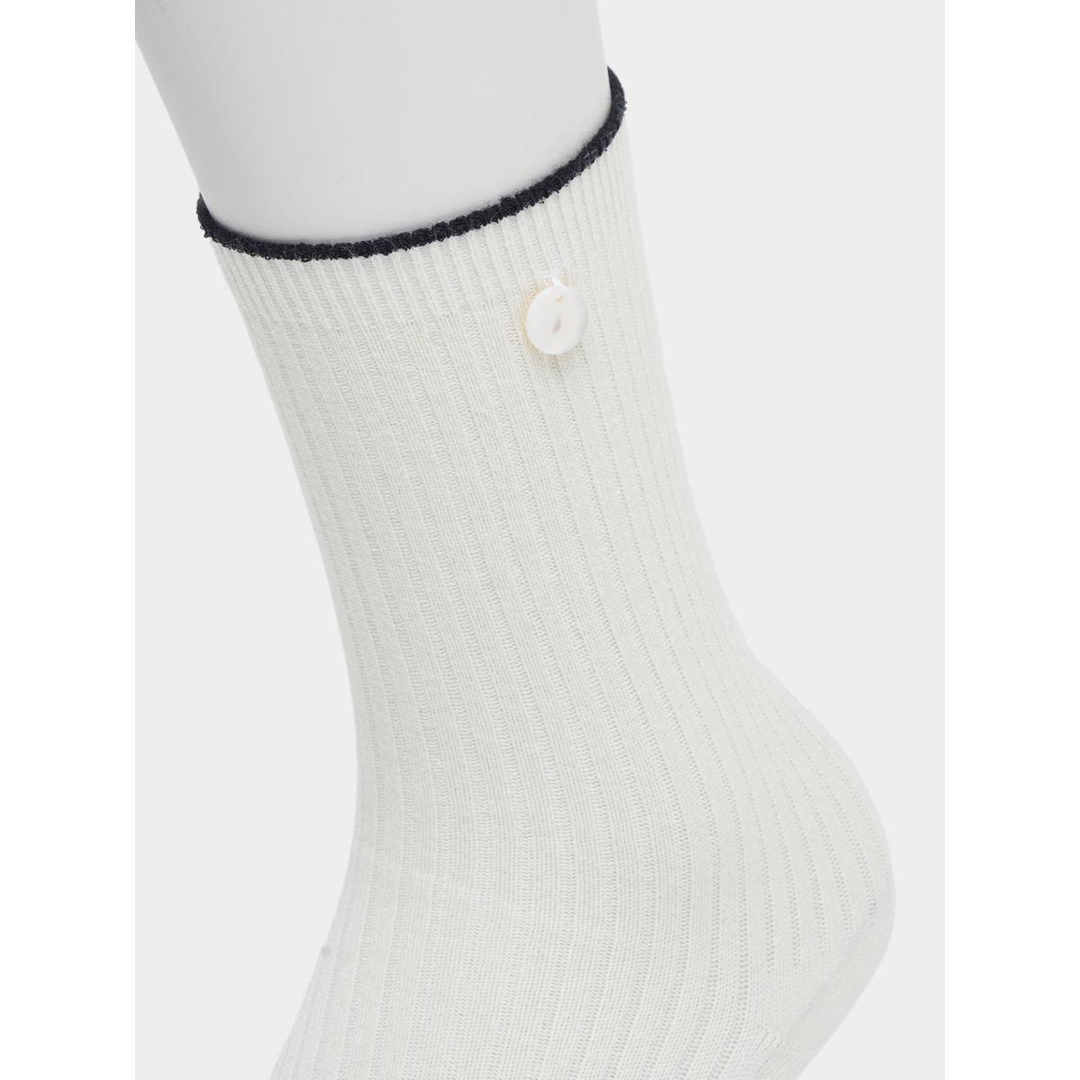 Styli Pack of 3 - Ribbed Crew Socks-women-socksandstockings-image-5