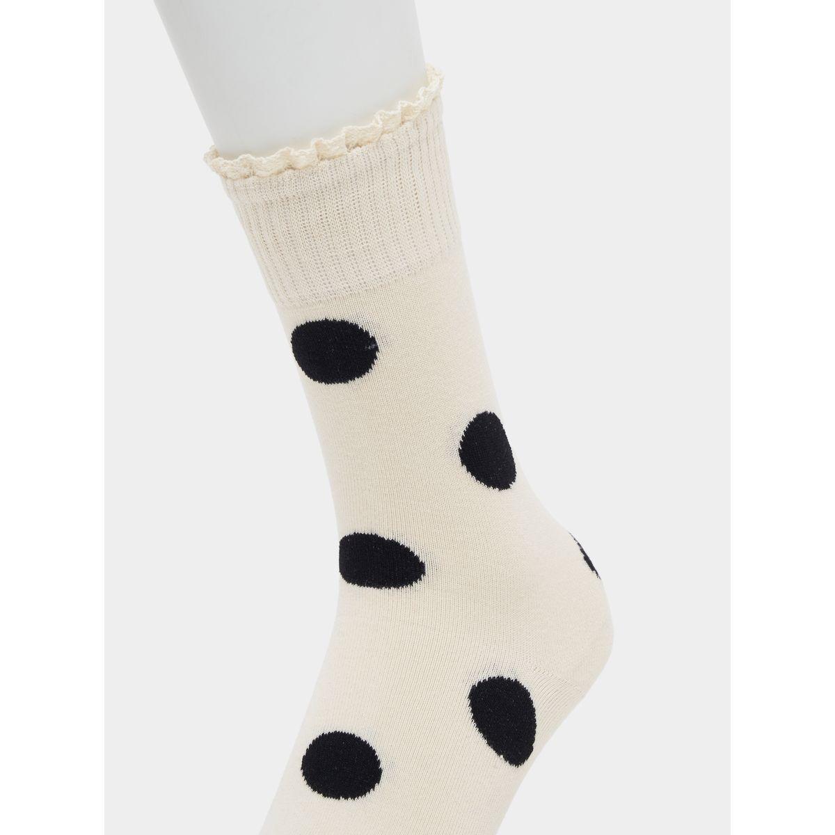 مجموعة من 3 جوارب بطبعة نقاط بولكا-women-socksandstockings-image-3
