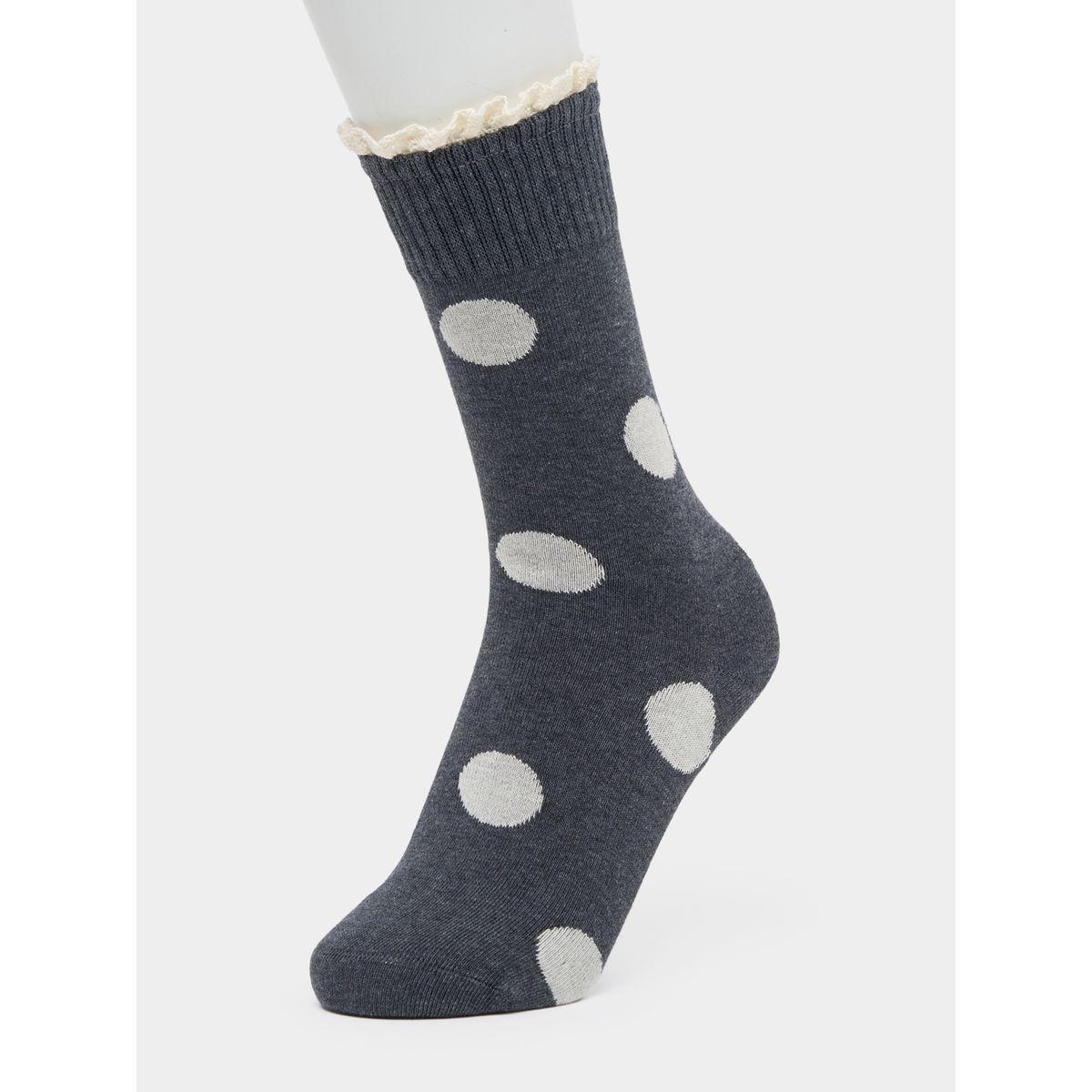 مجموعة من 3 جوارب بطبعة نقاط بولكا-women-socksandstockings-image-6