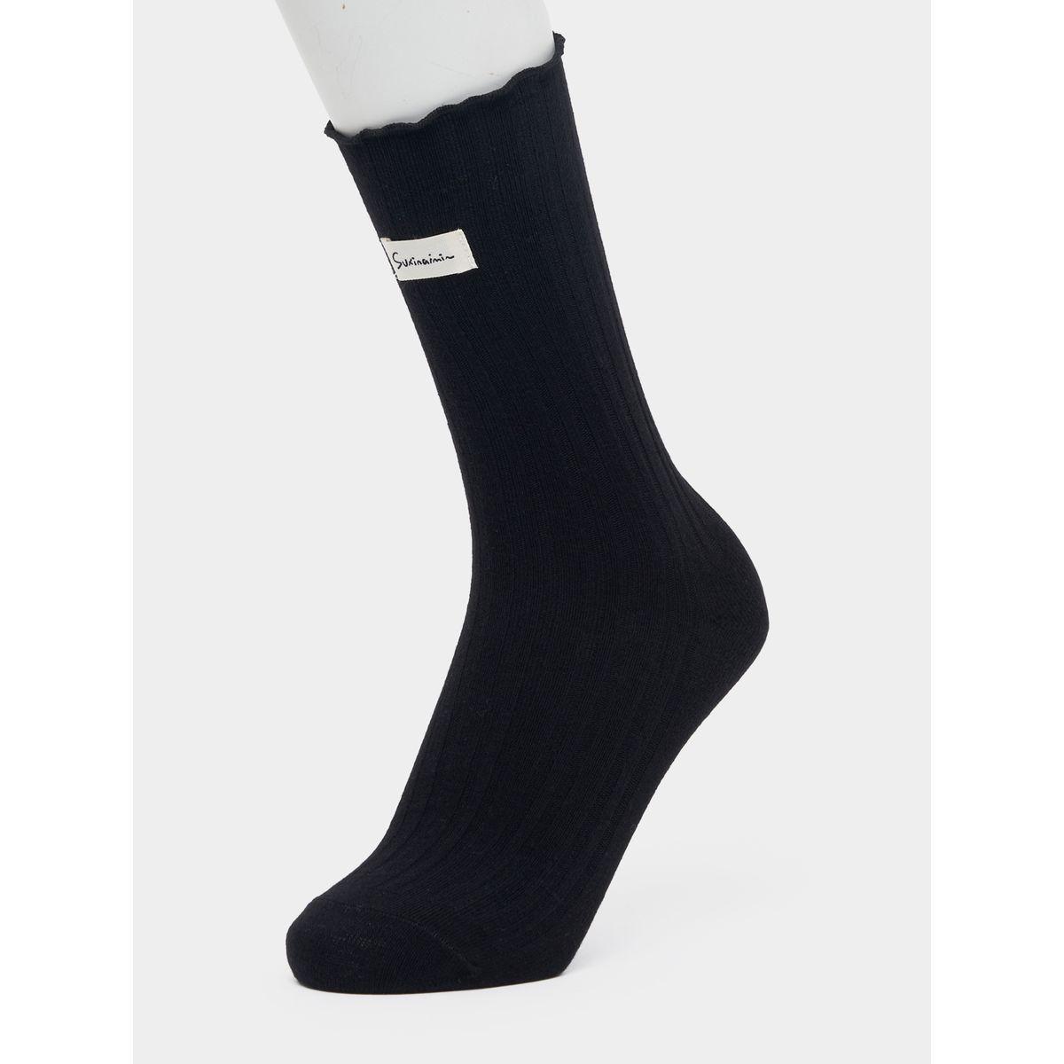 Styli Pack Of 3 - Patch Detail Socks with Frill Trim-women-socksandstockings-image-4