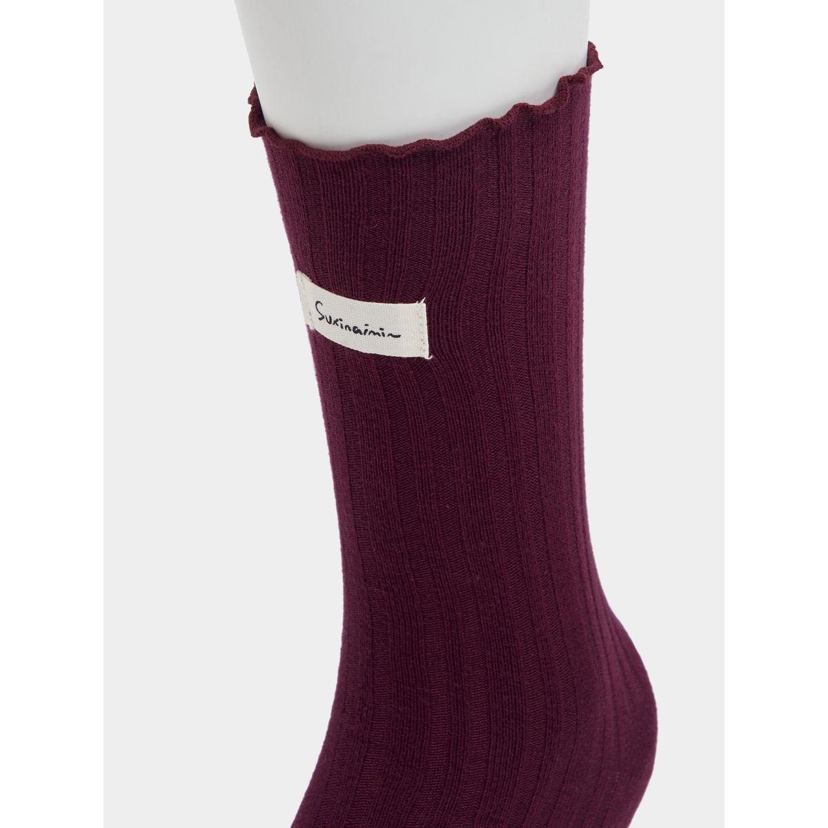 Styli Pack Of 3 - Patch Detail Socks with Frill Trim-women-socksandstockings-image-7