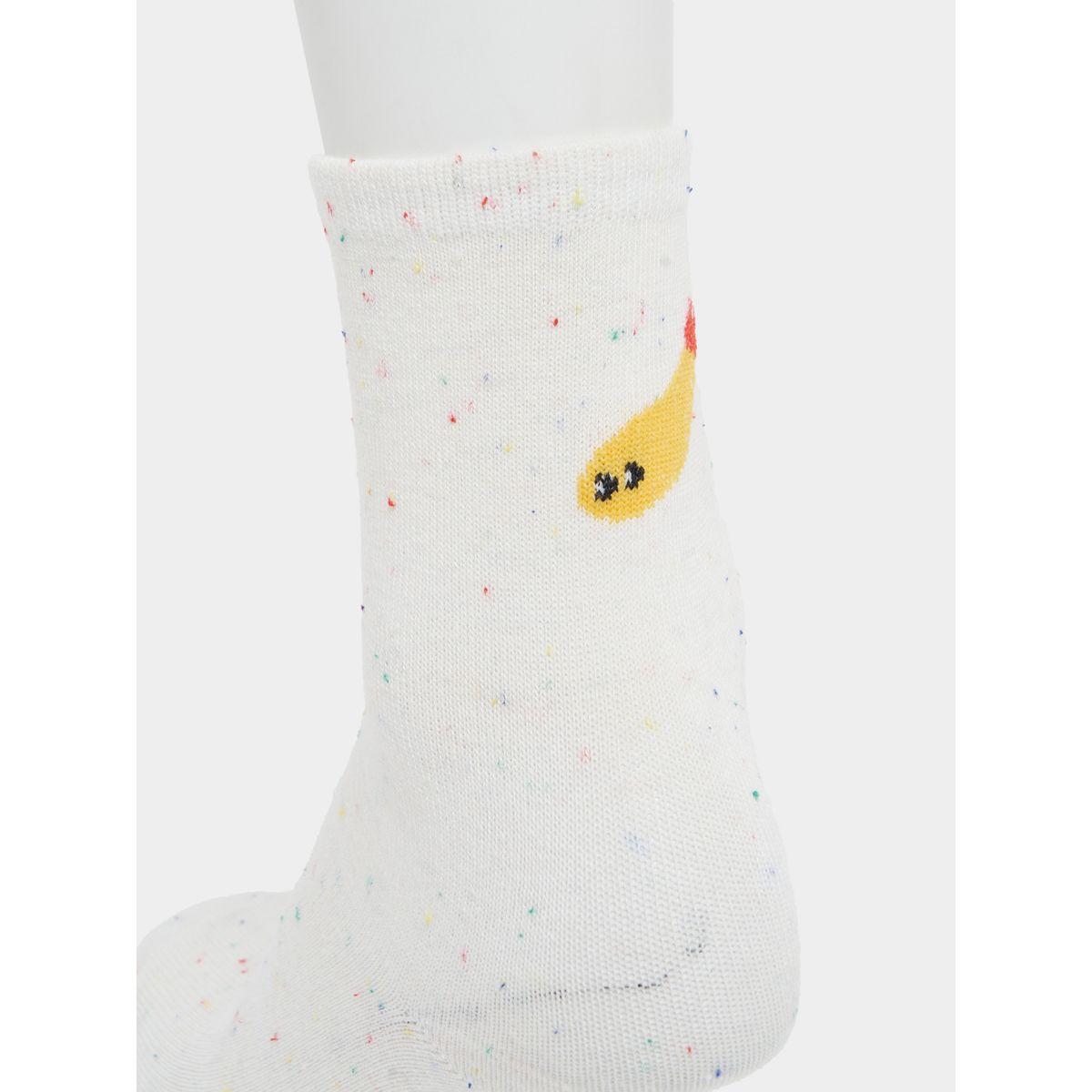 Styli Set Of 2 - Cat Print Socks-women-socksandstockings-image-4