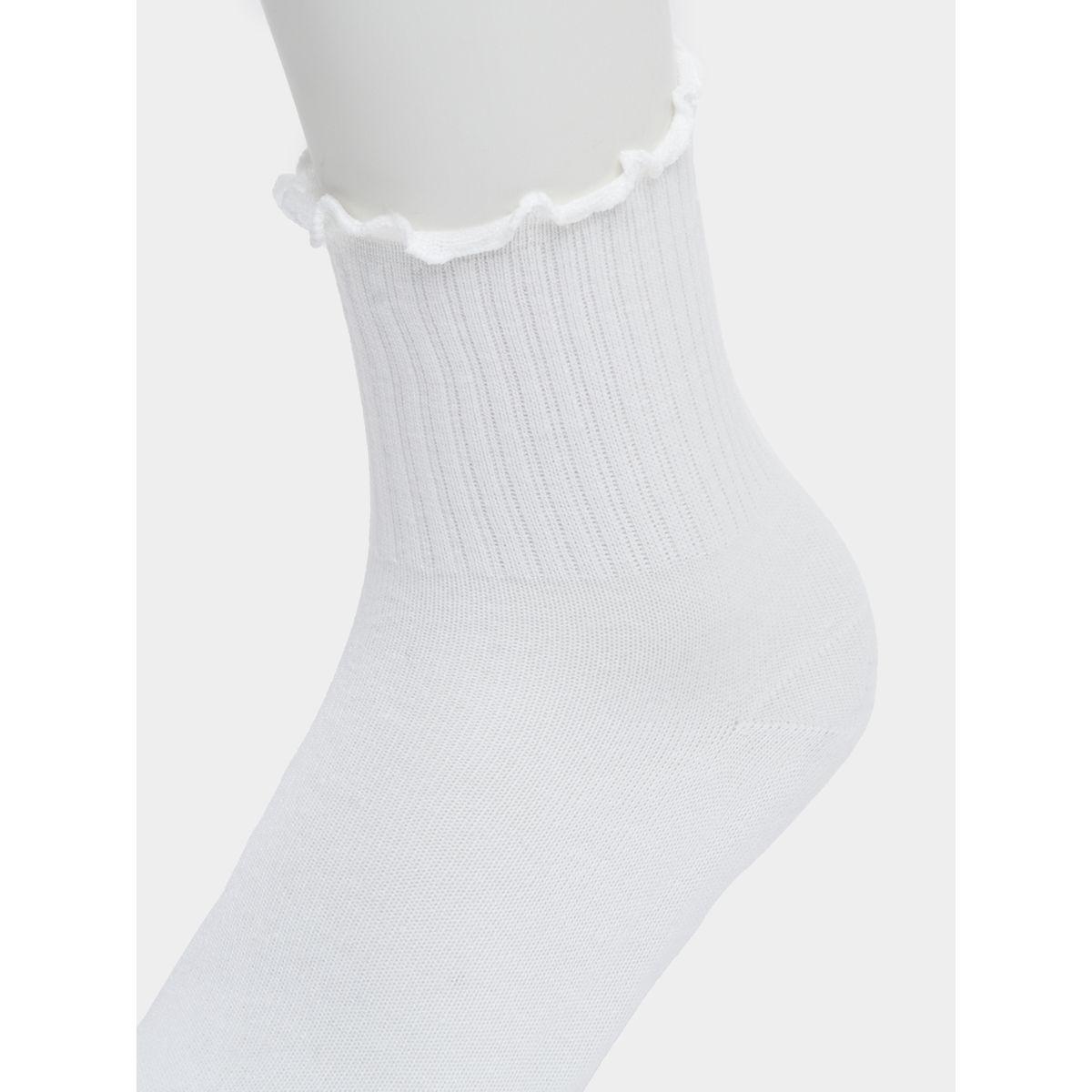 Styli Pack of 3 - Solid Crew Socks-women-socksandstockings-image-3