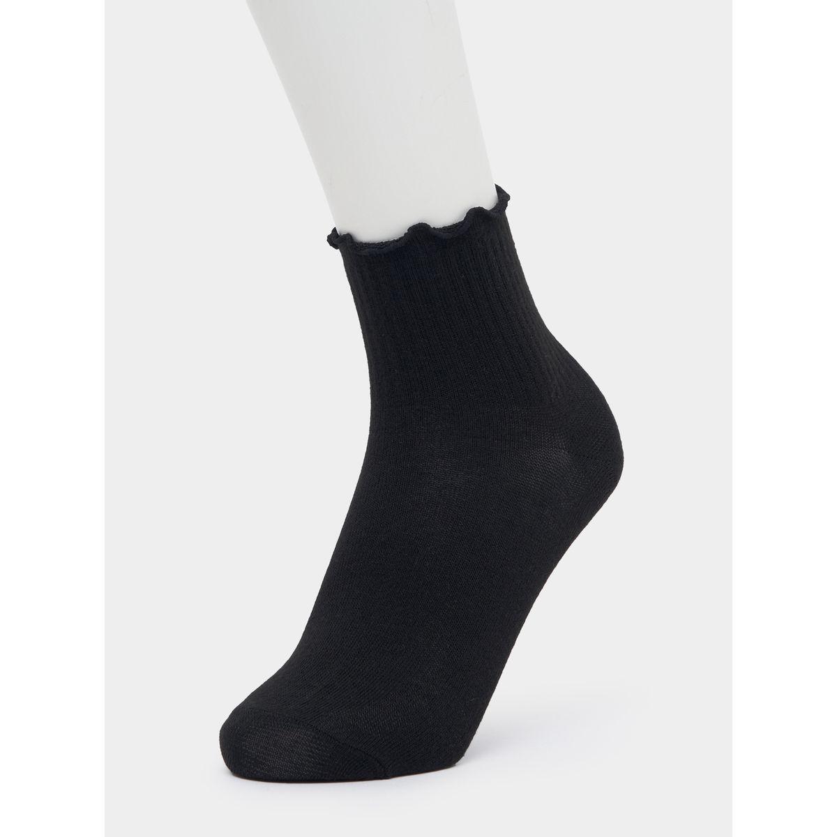 Styli Pack of 3 - Solid Crew Socks-women-socksandstockings-image-4