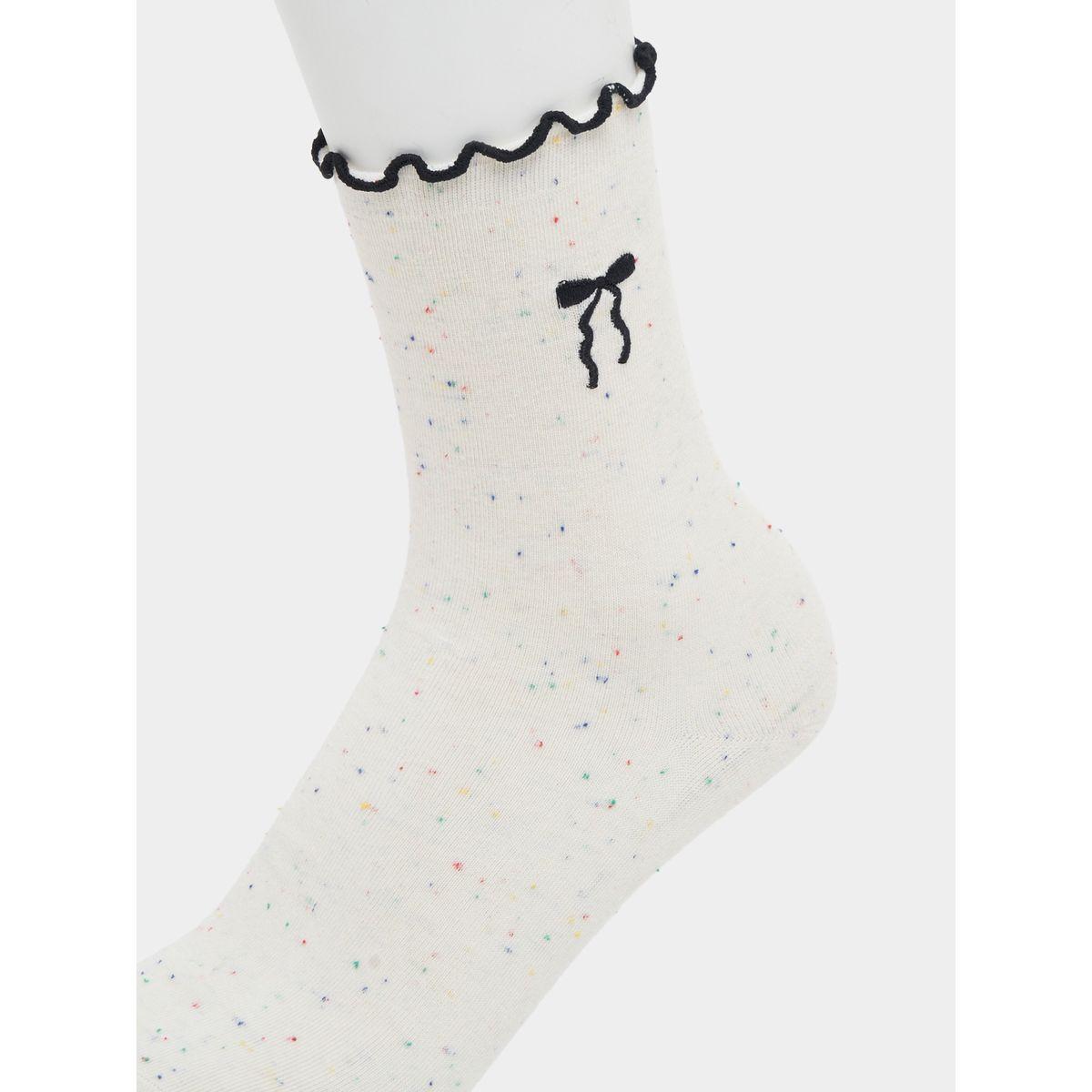 مجموعة من 3 جوارب بتفاصيل ريبون-women-socksandstockings-image-5