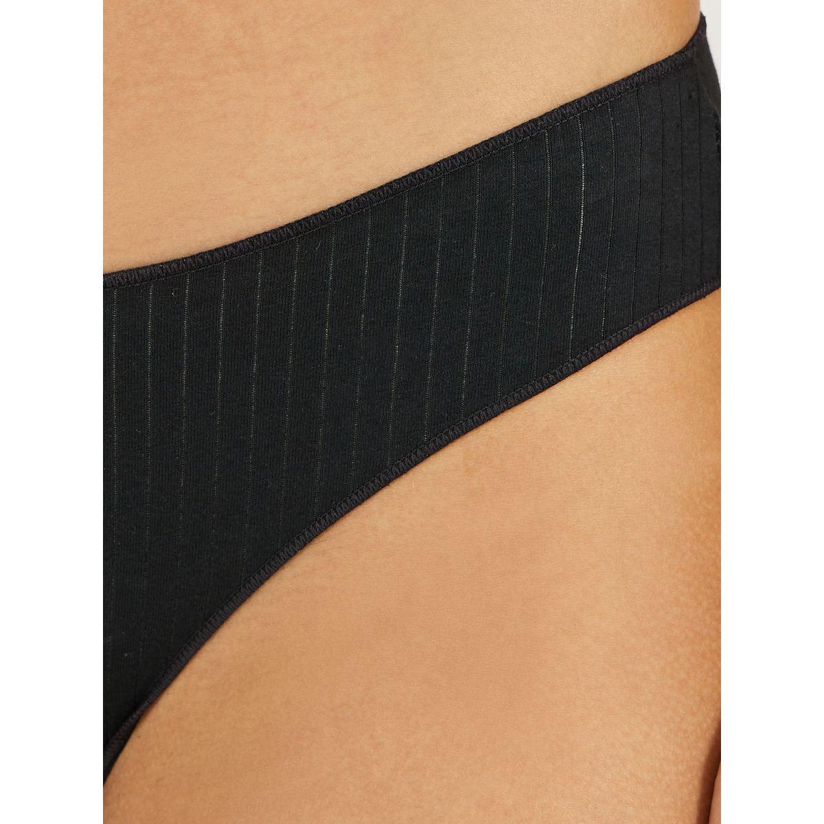Styli Pack of 3 - Ribbed Cotton High Leg Brief-women-clothing-lingerie-panties-image-3
