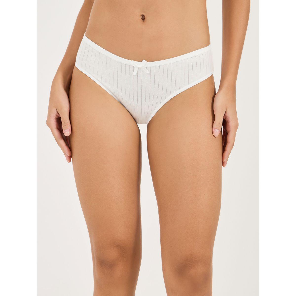Styli Pack of 5 - Cotton Solid Bikini Brief-women-clothing-lingerie-panties-image-5