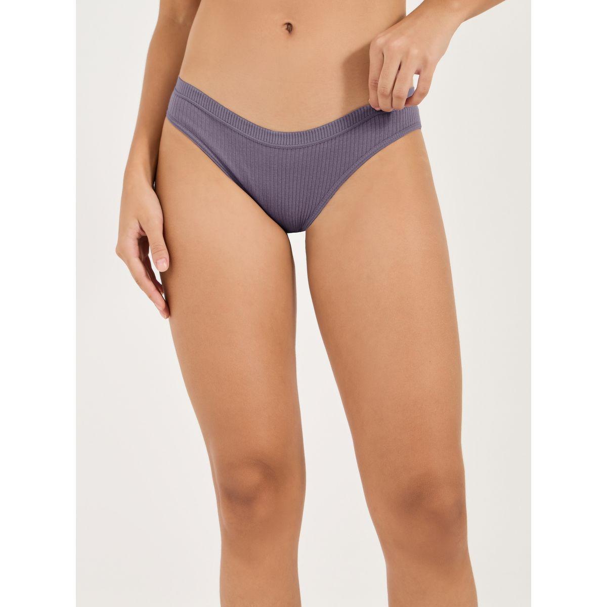 Styli Pack of 4 - Pastel Solid Cotton Bikini Brief-women-clothing-lingerie-panties-image-2