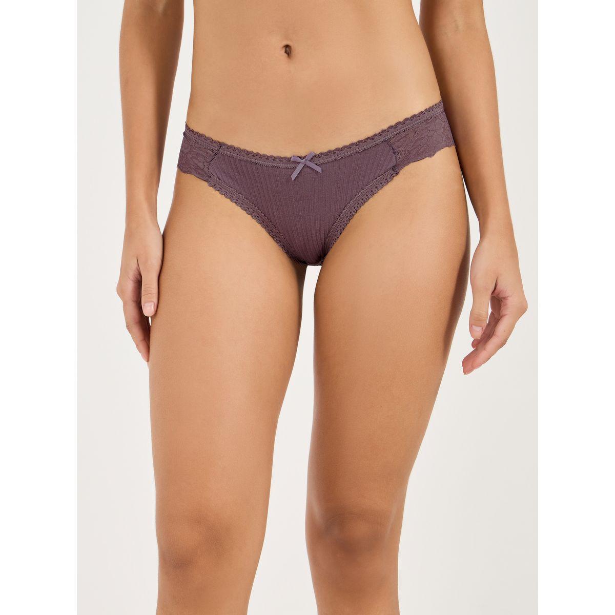 Styli Pack of 6 - Scalloped Lace Edge Cotton Bikini Brief-women-clothing-lingerie-panties-image-5