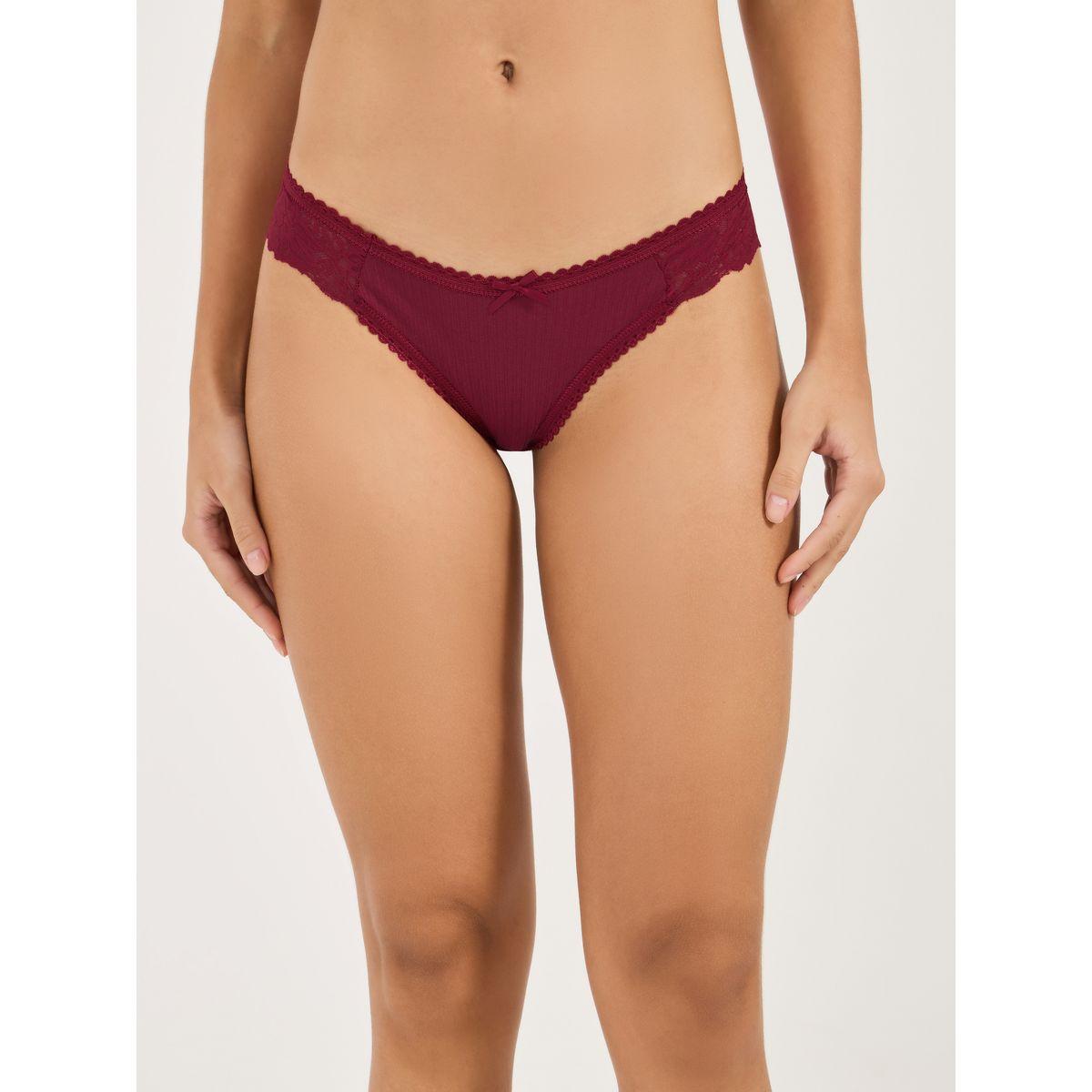 Styli Pack of 6 - Scalloped Lace Edge Cotton Bikini Brief-women-clothing-lingerie-panties-image-6