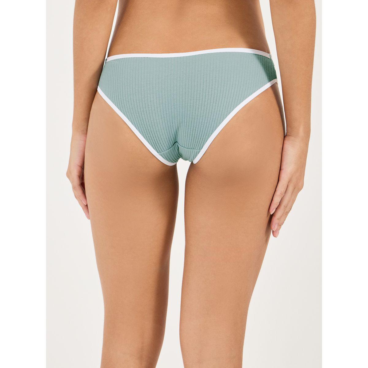 Styli Pack of 6 - Contrast Lace & Bow Trim Cotton Bikini Brief-women-clothing-lingerie-panties-image-4