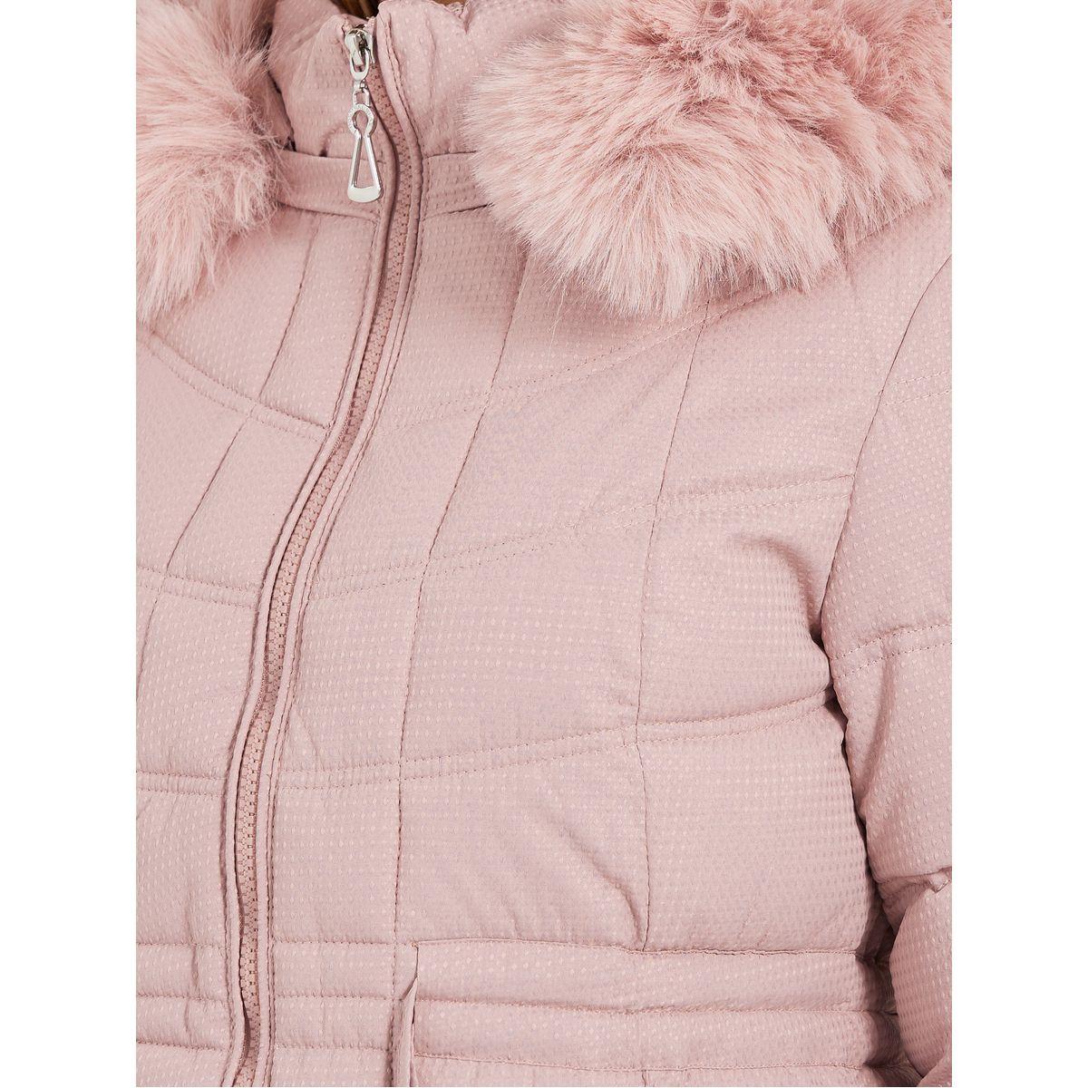 هودي مبطن بقصة عادية وياقة هودي-women-winterwear-coatsandjackets-coats-image-4